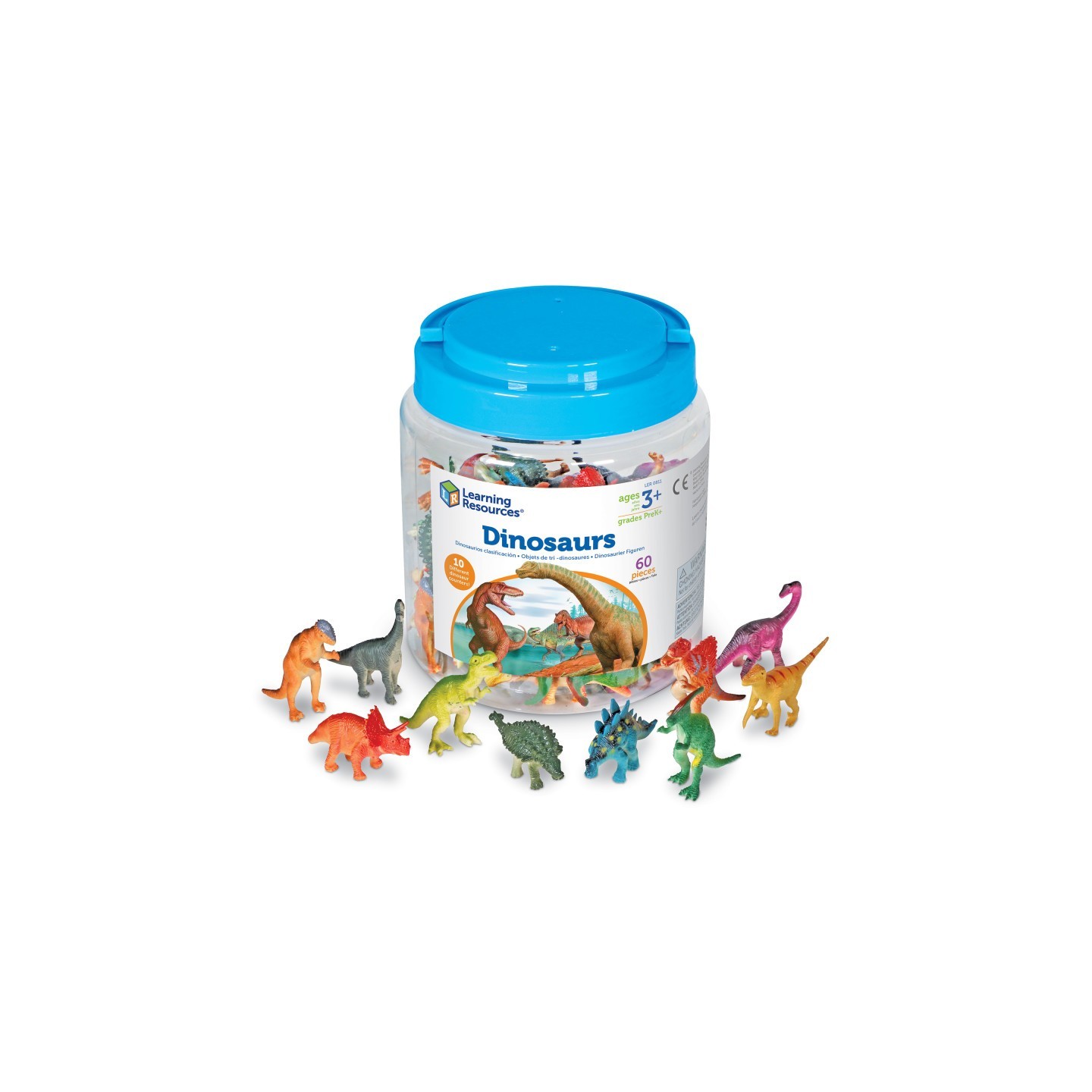 Learning Resources Dinosaur Counter, Set of 60