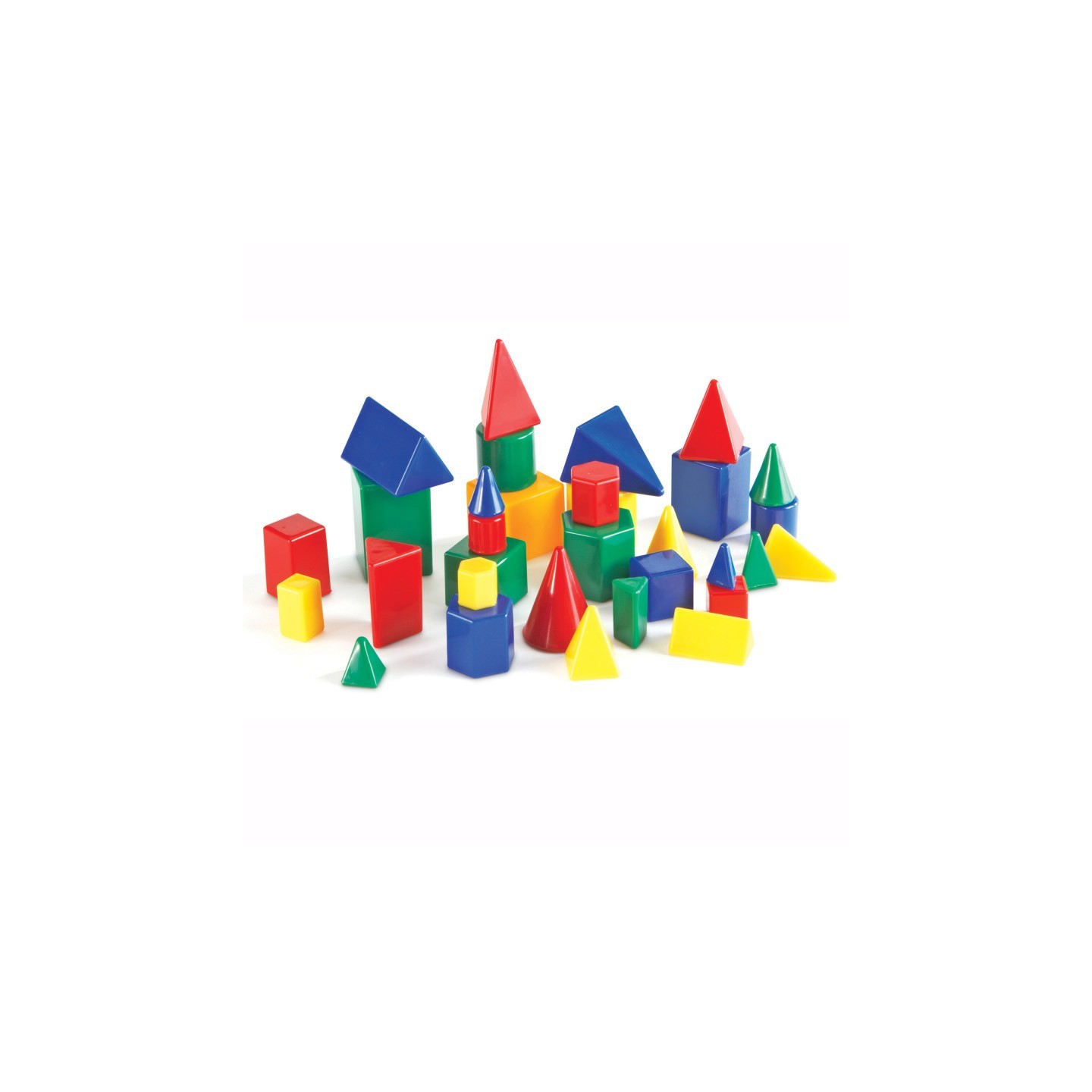 Learning Resources Mini GeoSolids®, Pack of 32