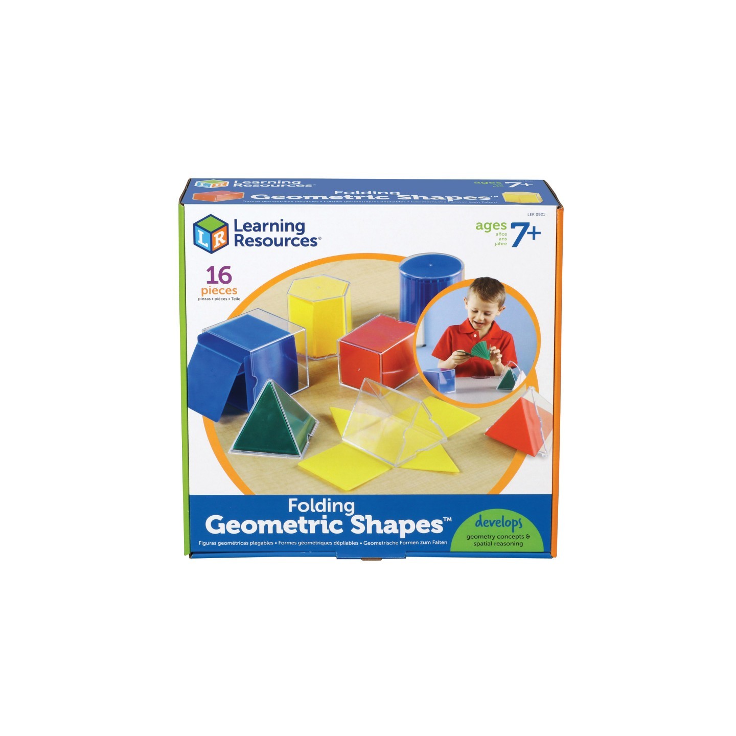 Learning Resources Folding Geometric Shapes™, Pack of 16