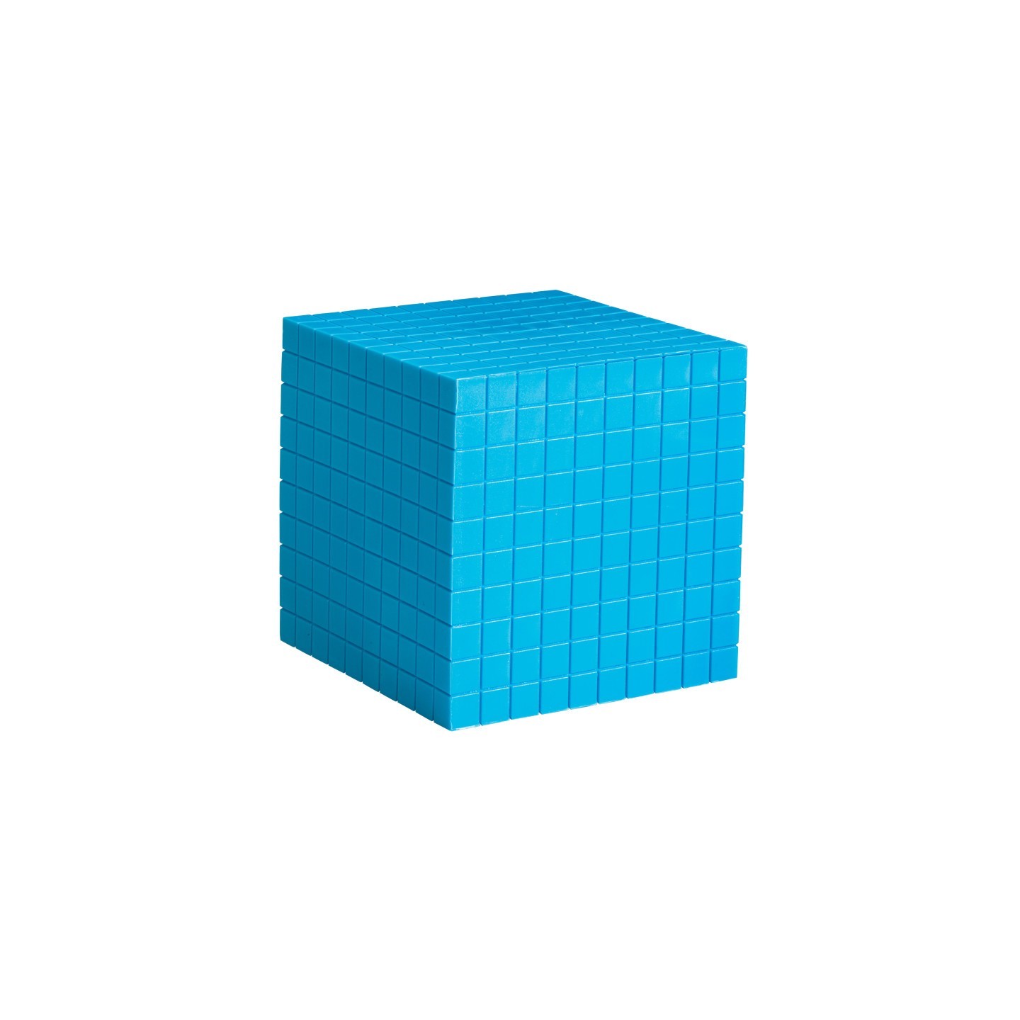 Learning Resources Blue Plastic Base Ten Cube, Single
