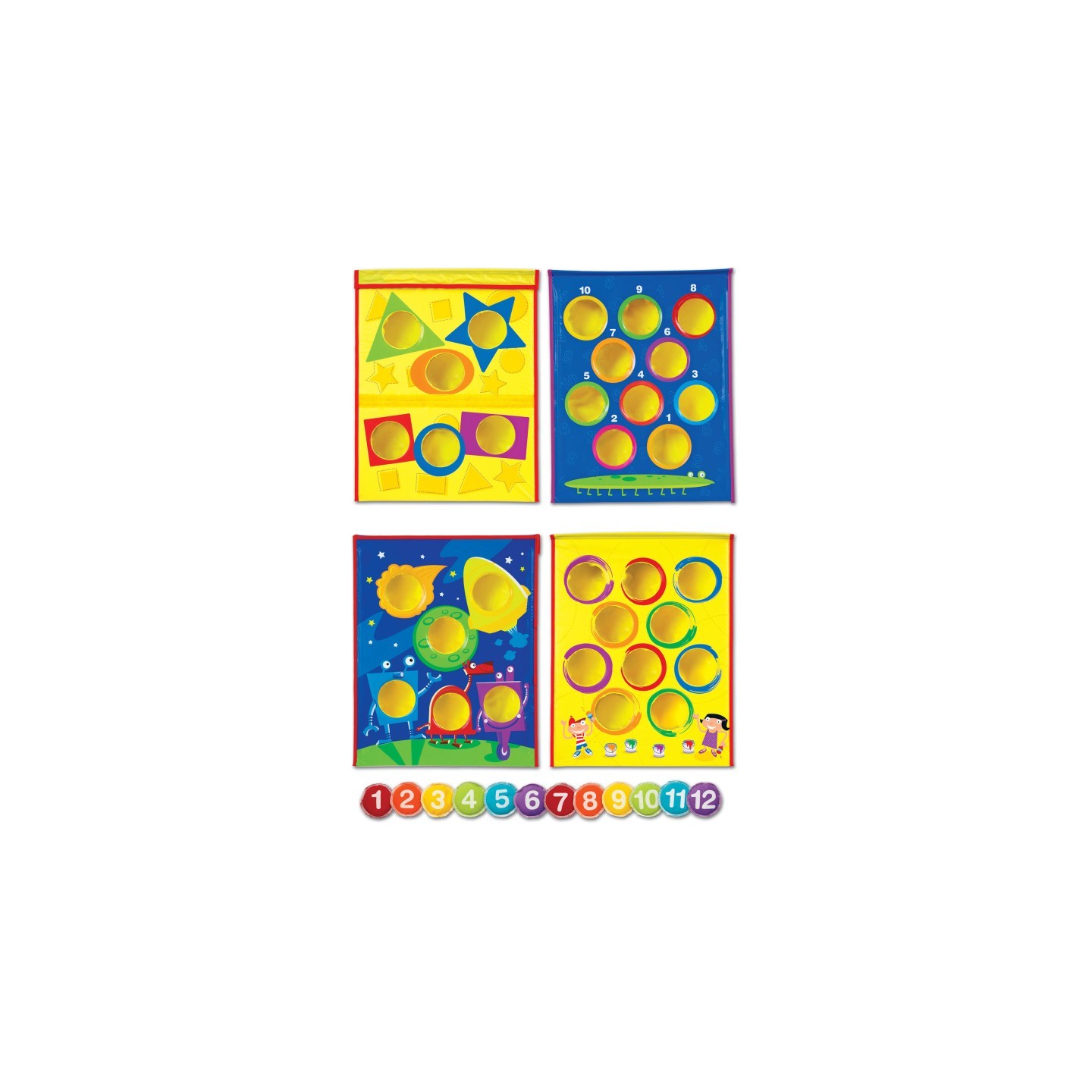 Learning Resources Smart Toss™ Colors, Shapes & Numbers Bean Bag Tossing Game