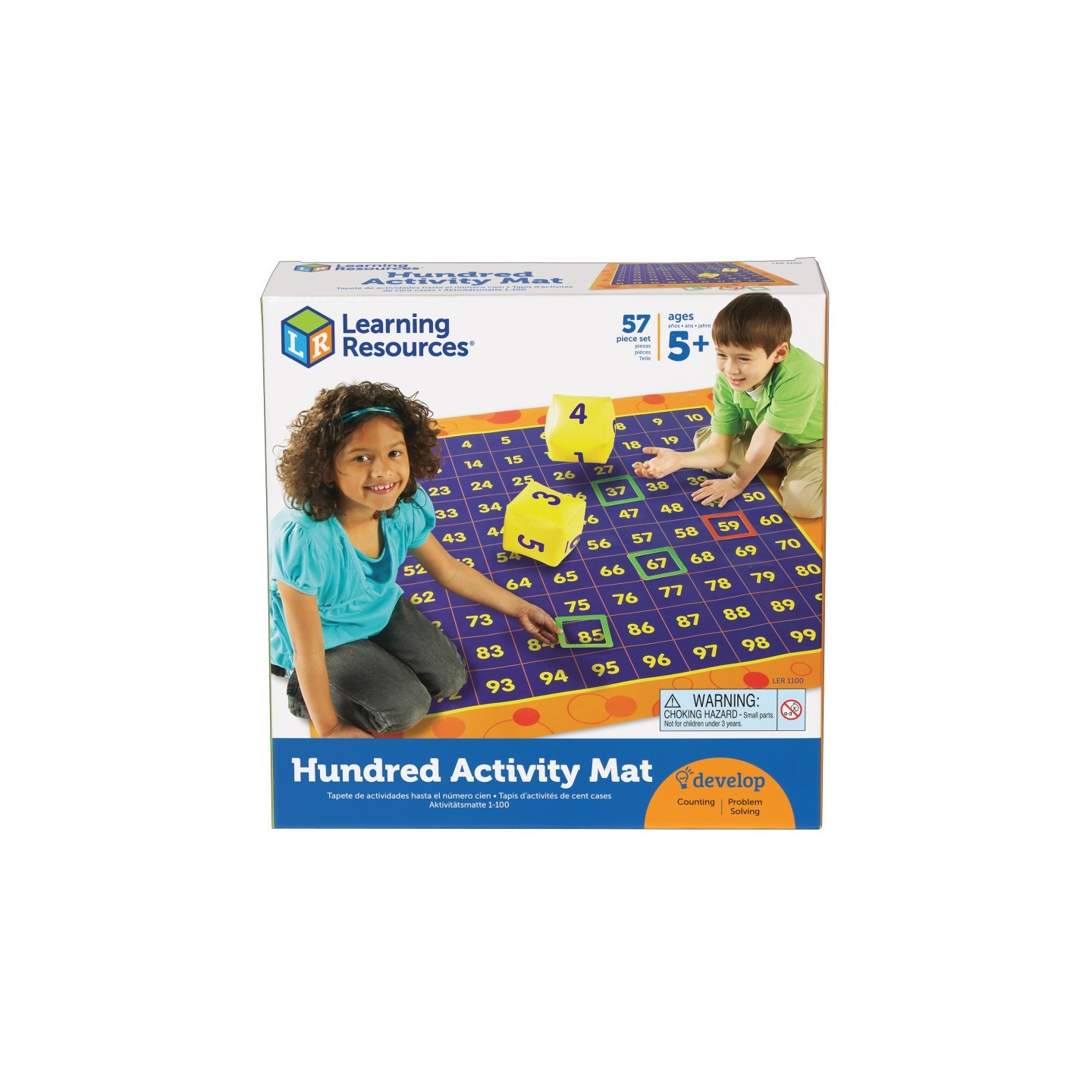 Learning Resources Hip Hoppin’ Hundred Mat™