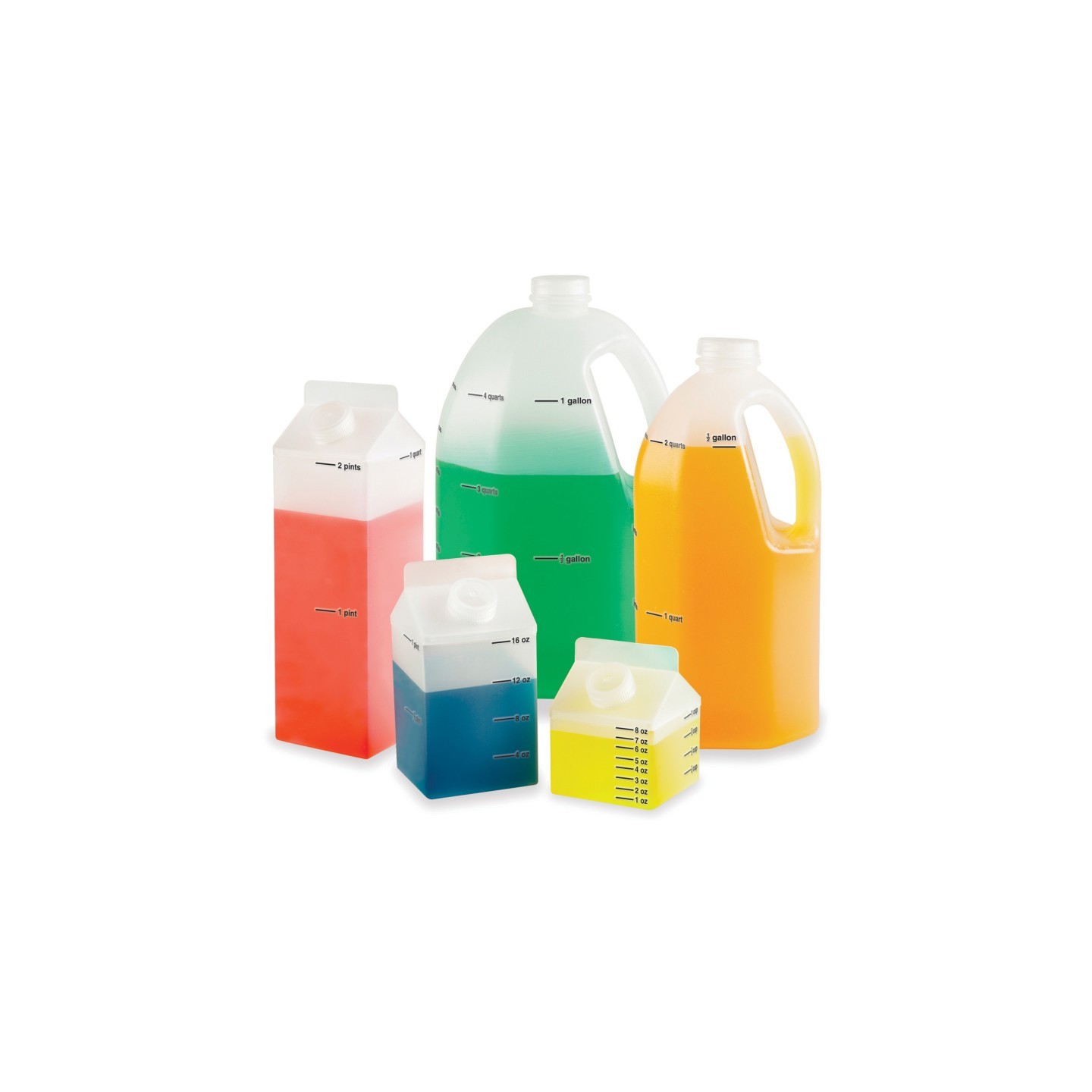 Learning Resources Gallon Measurement Set, 5 Pieces