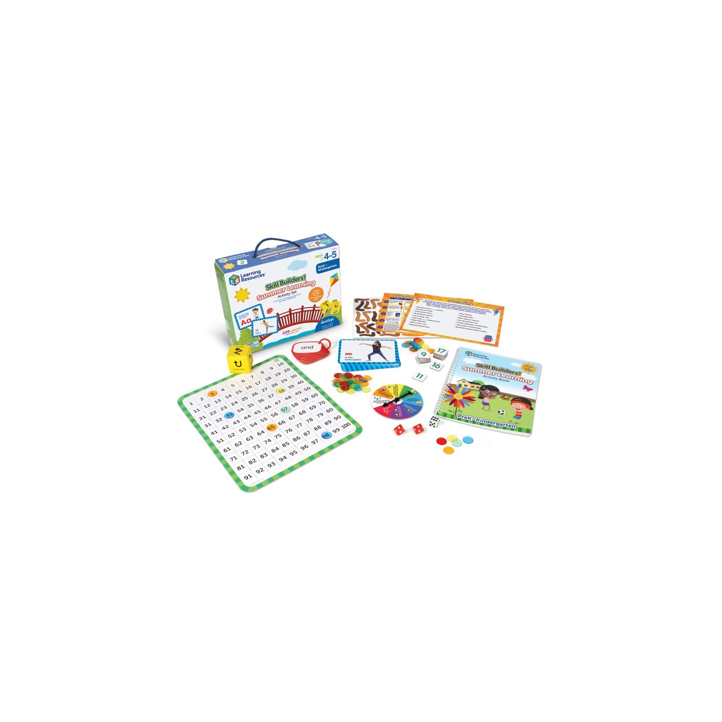Learning Resources Skill Builders Summer Learning Activity Set - PreK to K