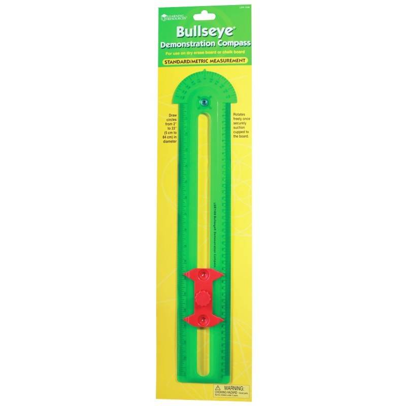 Learning Resources Bullseye Demonstration Compass, U.S. Customary