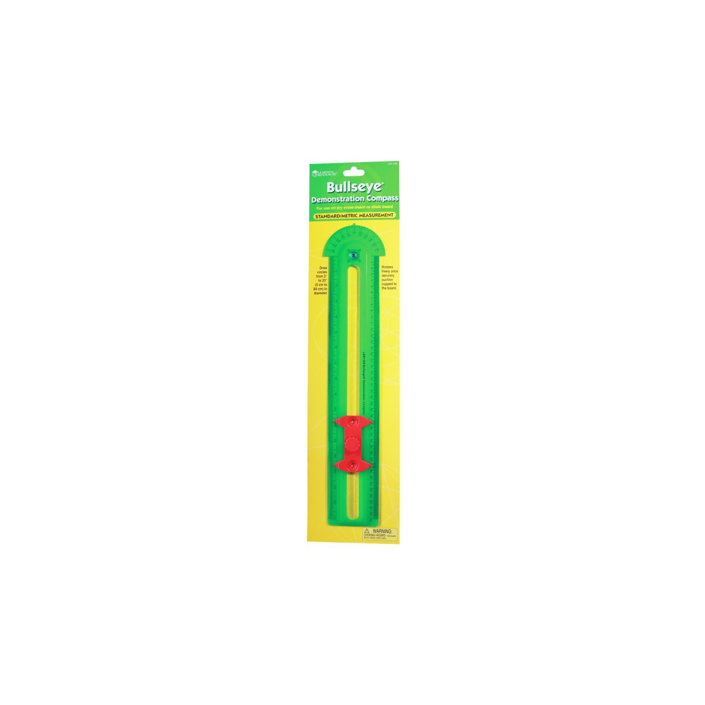 Learning Resources Bullseye Demonstration Compass, U.S. Customary