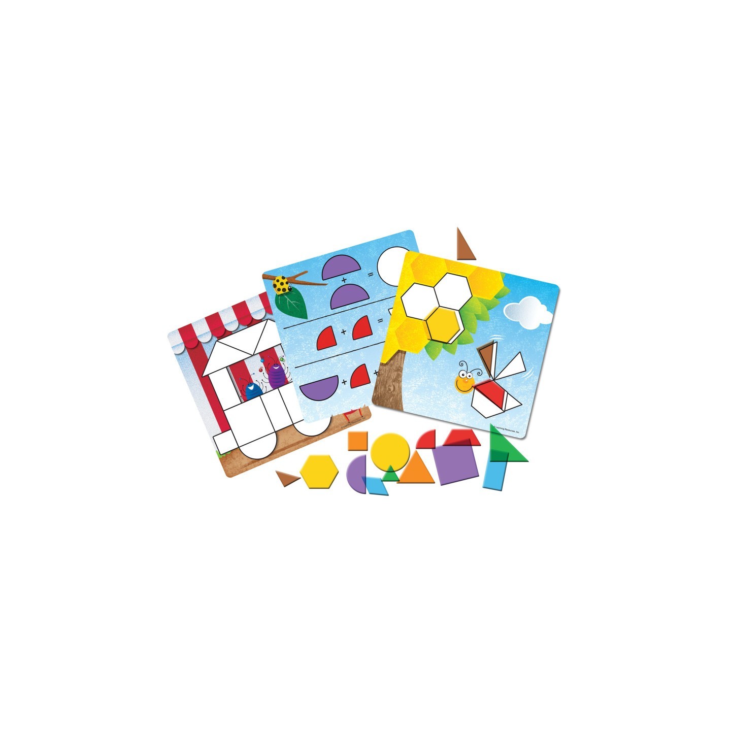 Learning Resources Shapes Don't Bug Me™ Geometry Activity Set