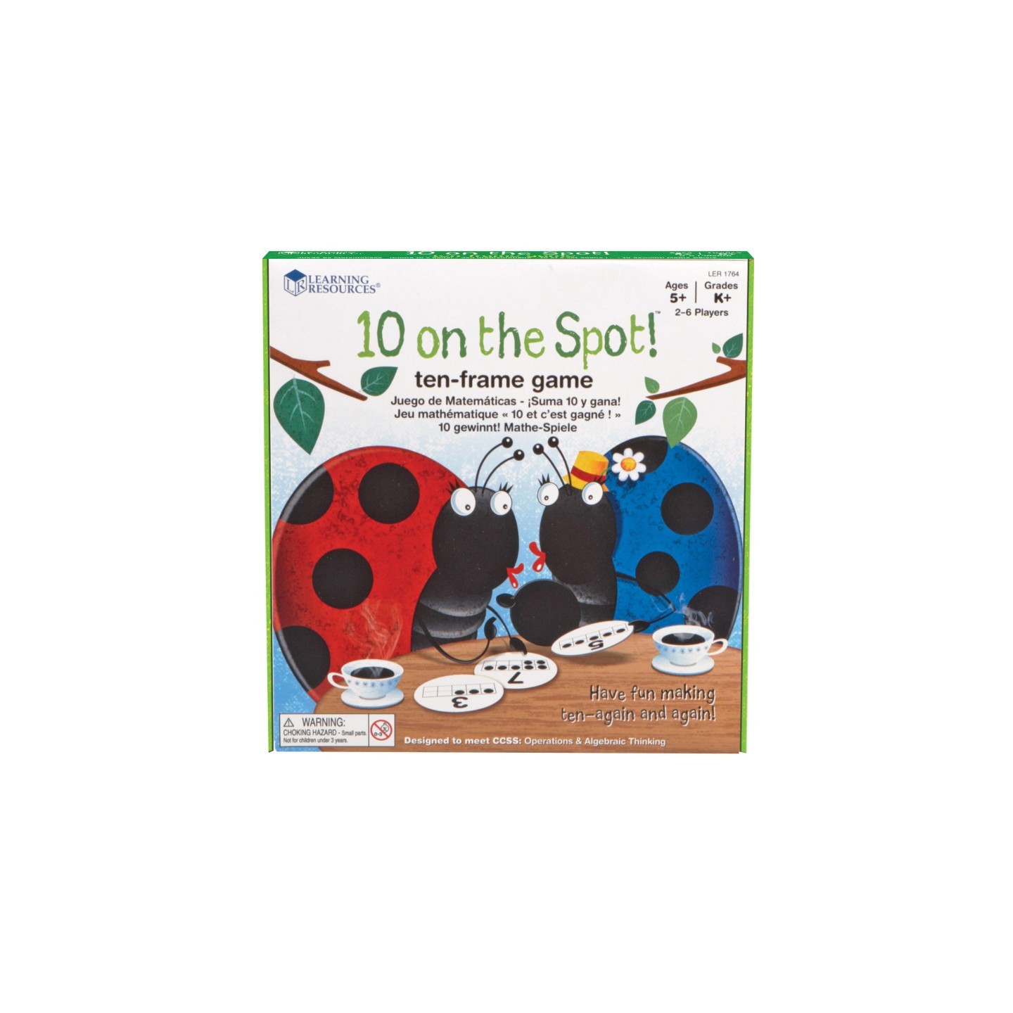 Learning Resources 10 on the Spot!™ Ten Frame Game