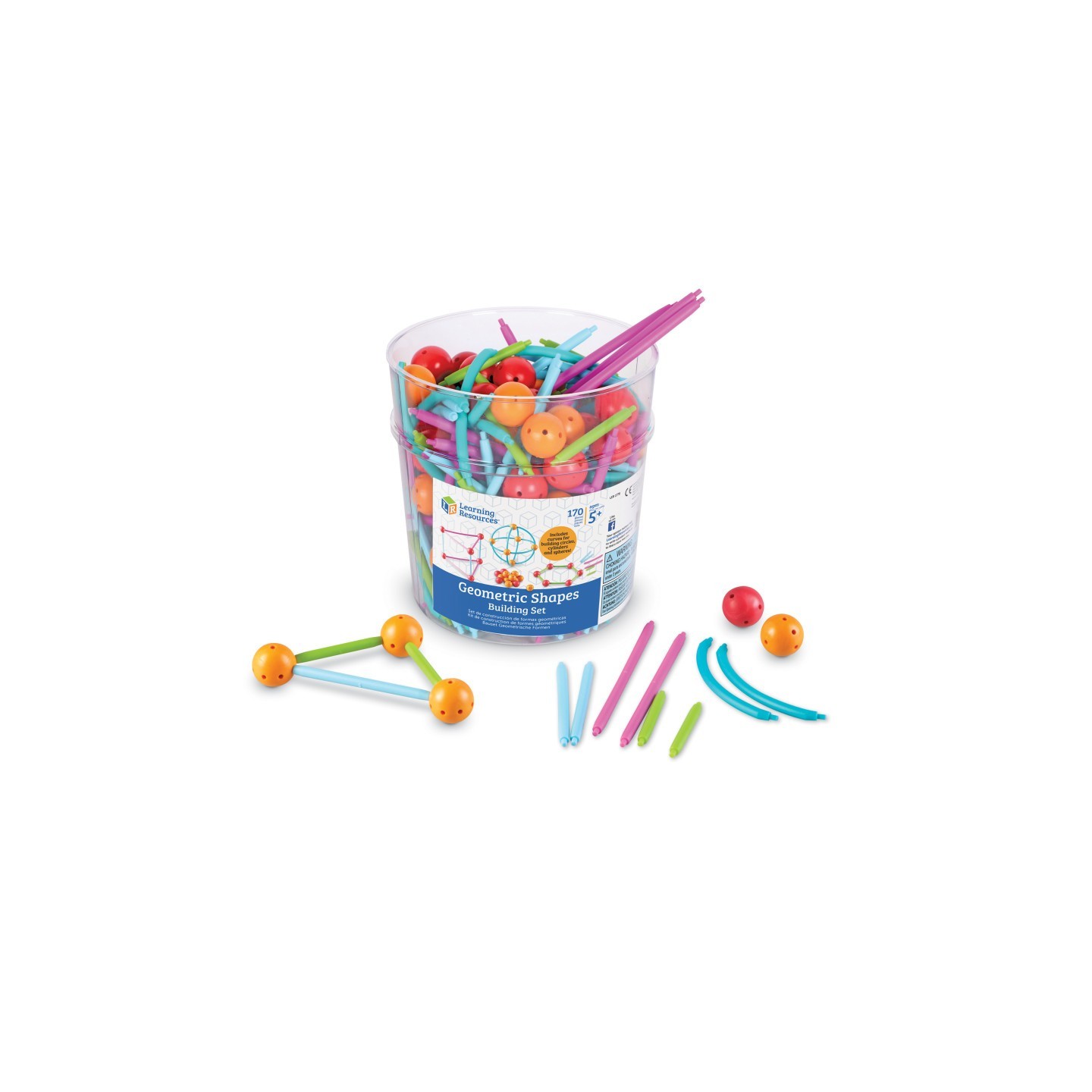 Learning Resources Geometric Shapes Building Set