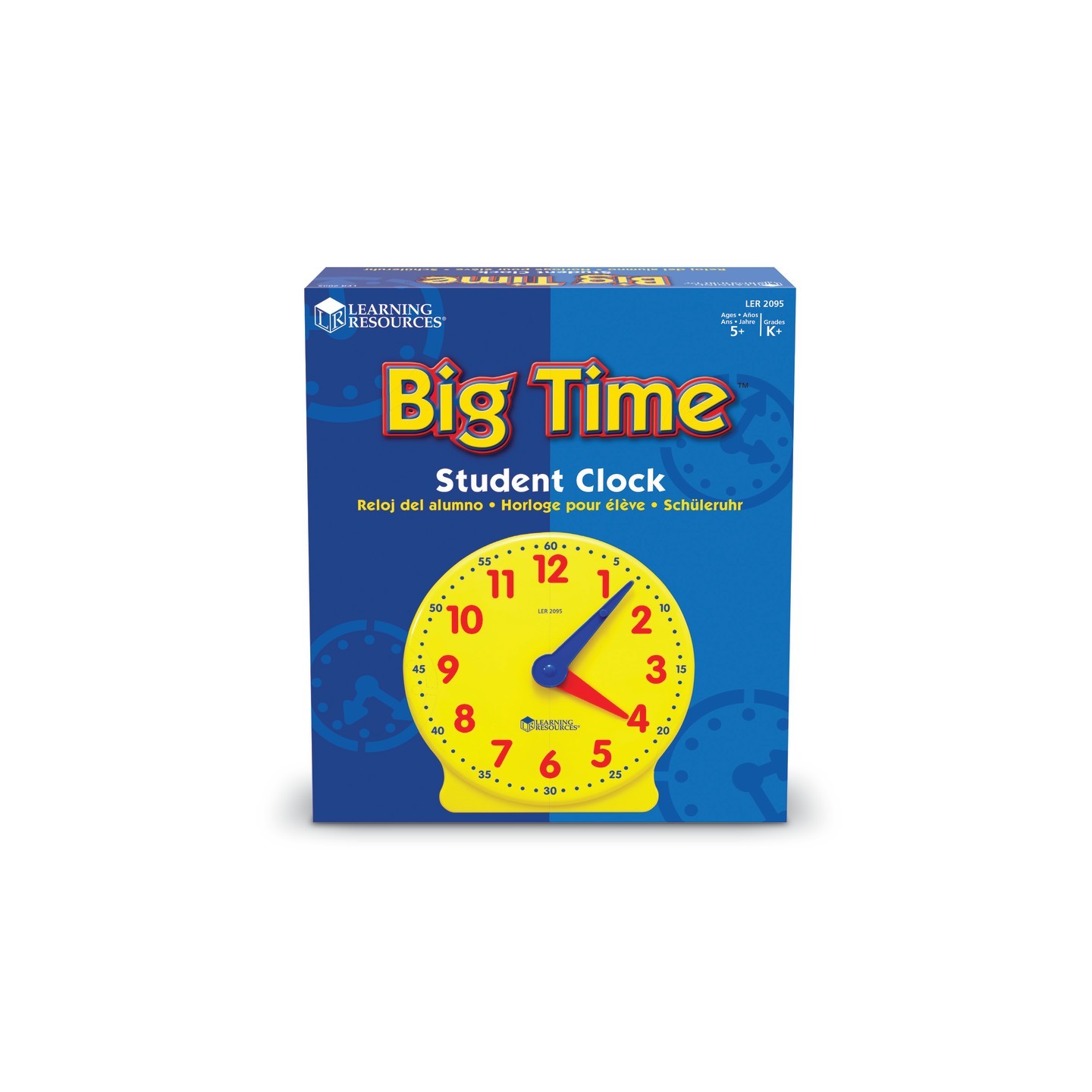 Learning Resources Big Time™ 12-Hour Student Learning Clock®