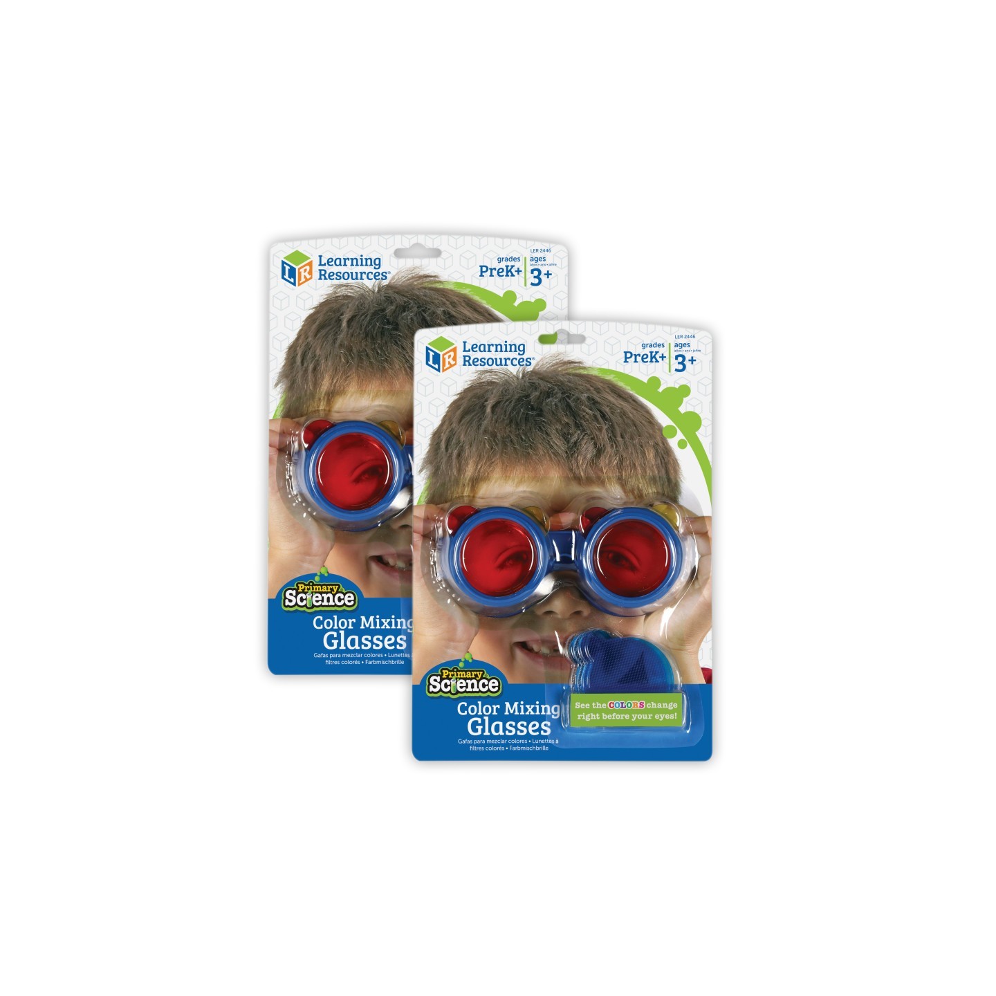 Learning Resources Primary Science Color Mixing Glasses, Pack of 2
