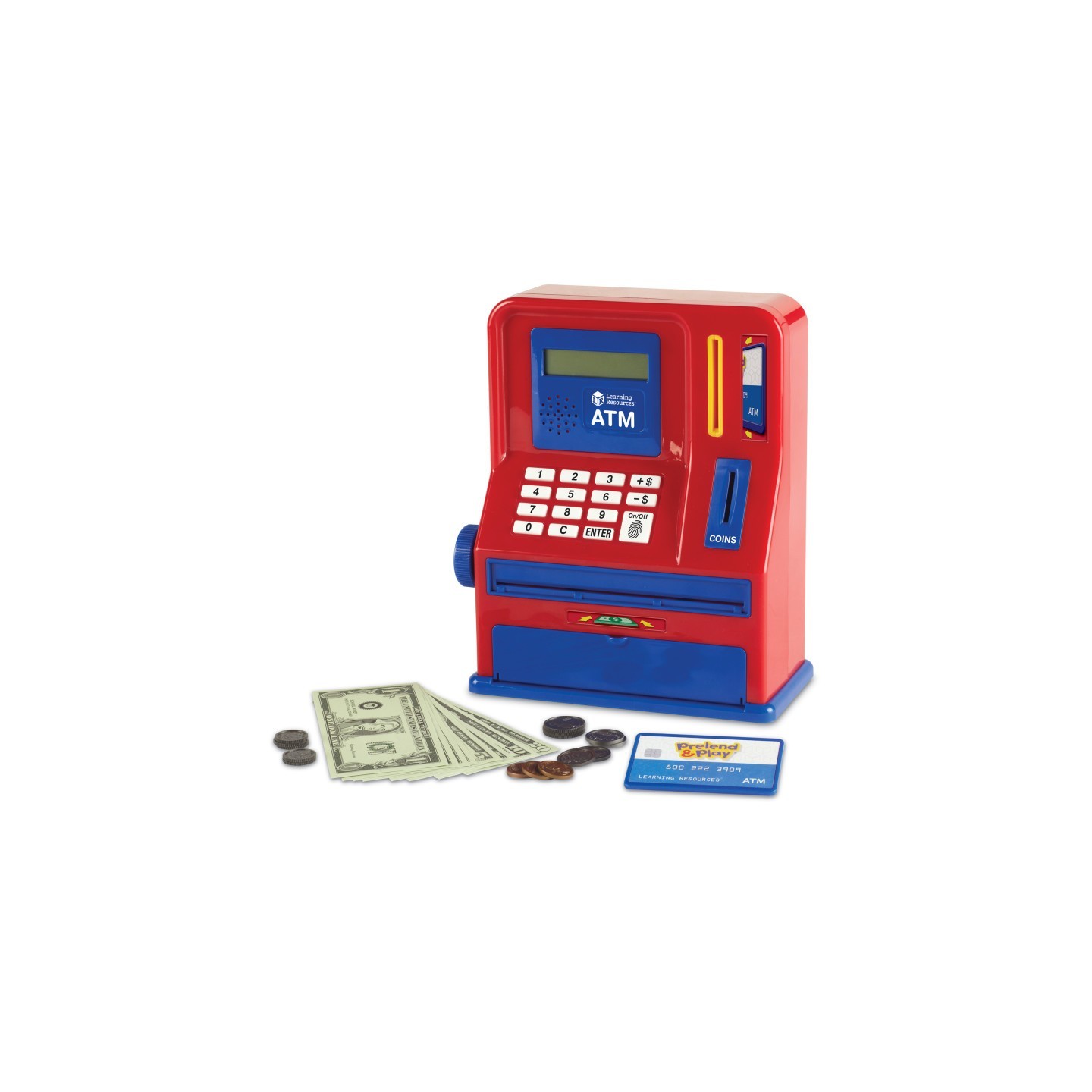 Learning Resources Pretend and Play® Teaching ATM Bank