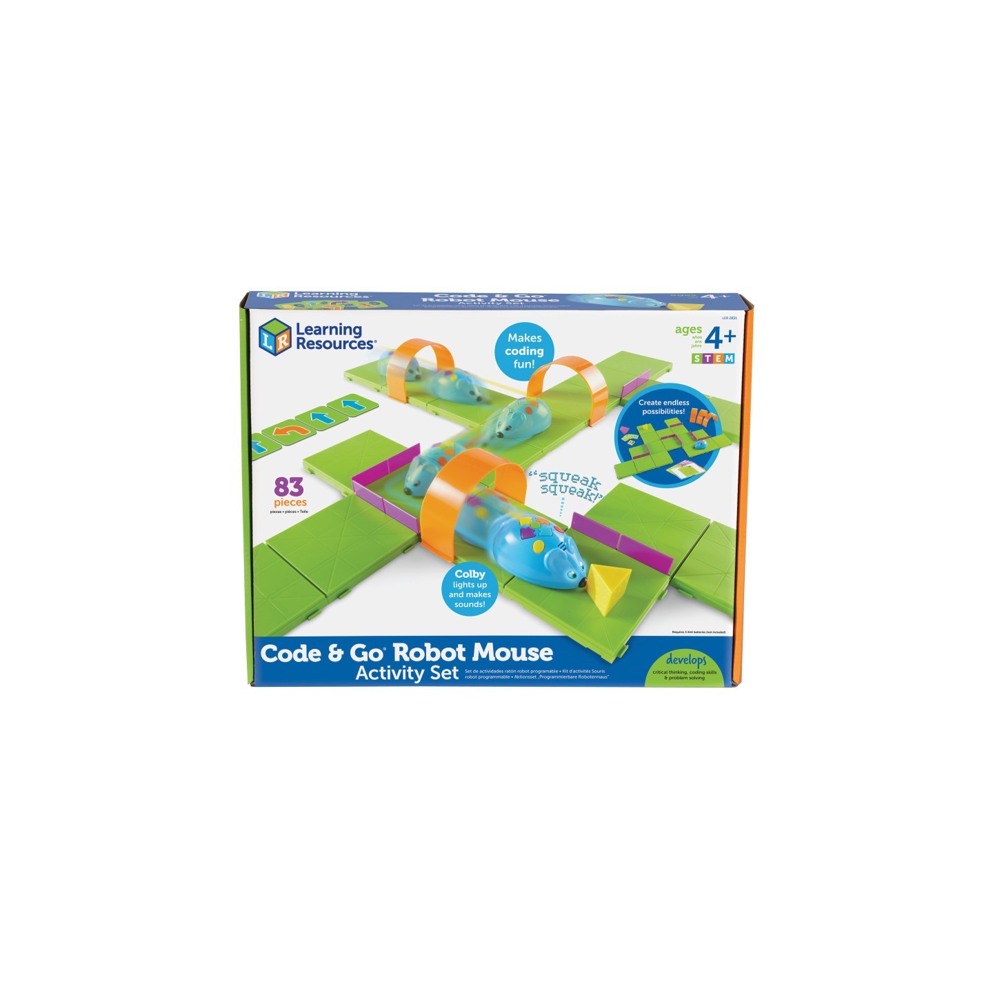 Learning Resources Code & Go® Robot Mouse Activity Set