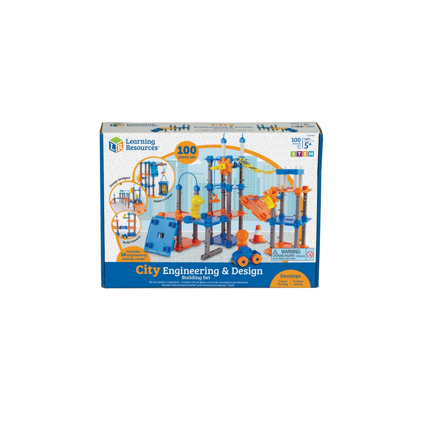 Learning Resources City Engineering & Design Building Set