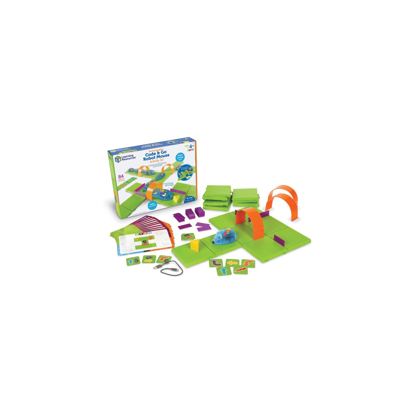 Learning Resources Code N Go Mouse Activity Set - Rechargeable