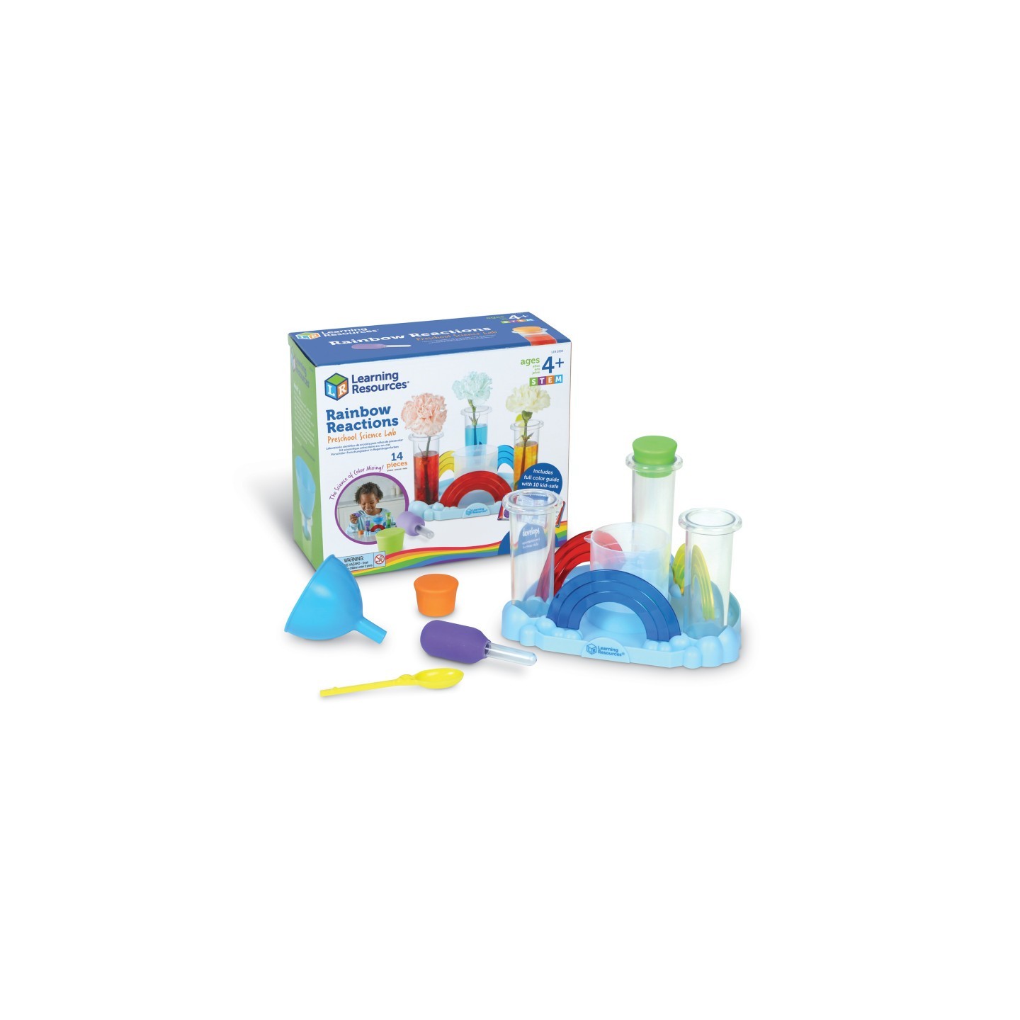 Learning Resources Rainbow Reactions Preschool Science Lab