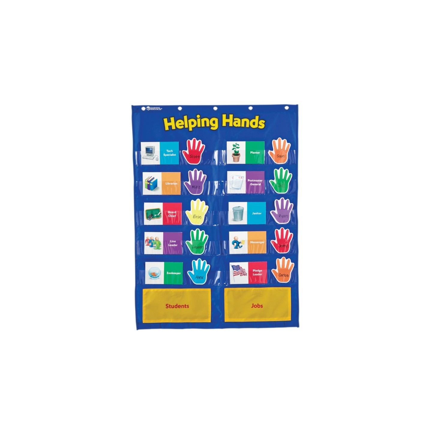Learning Resources Helping Hands Pocket Chart
