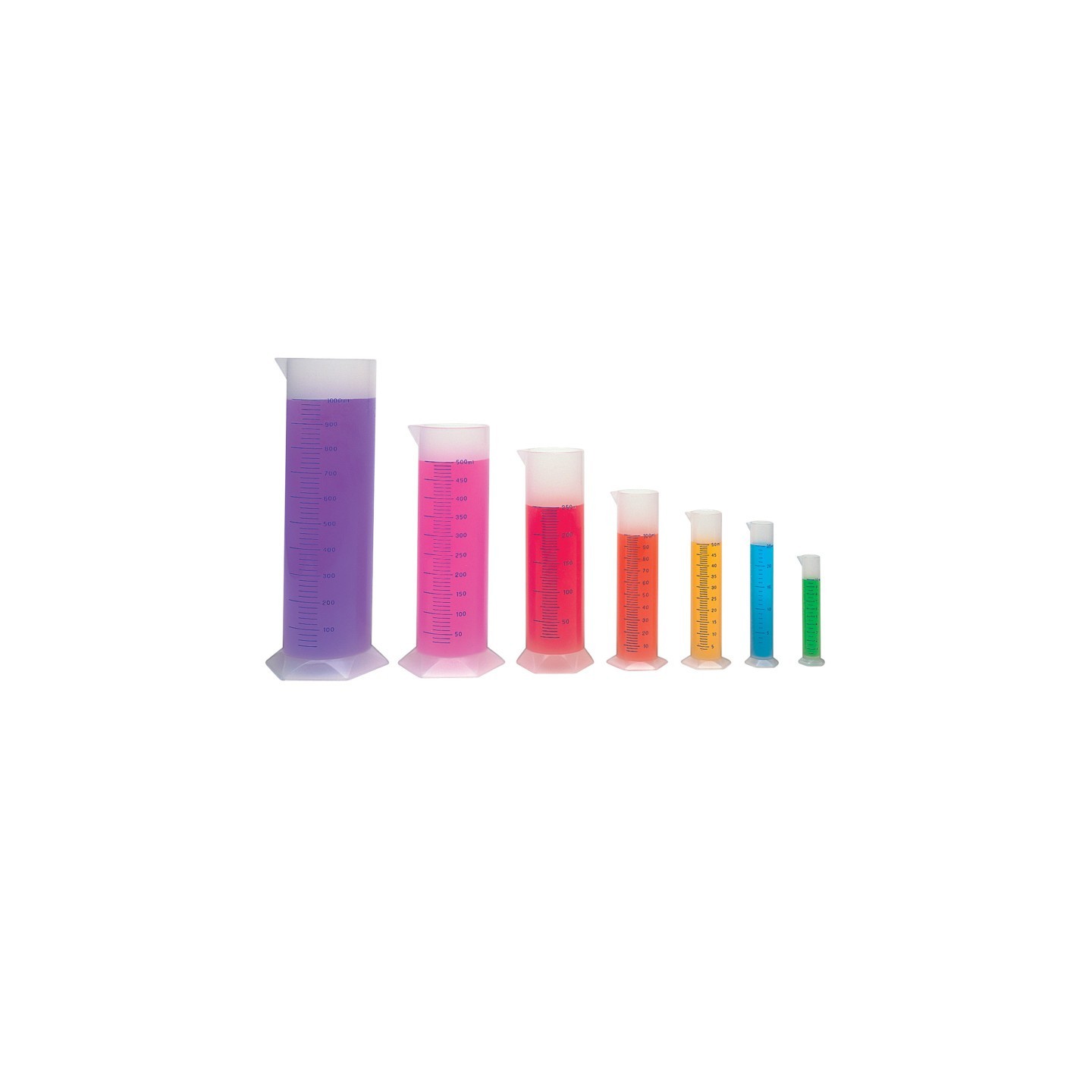 Learning Resources Graduated Cylinders, 7 Per Pack