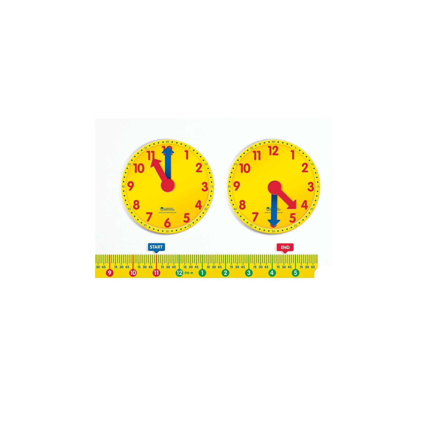 Learning Resources Magnetic Elapsed Time Set