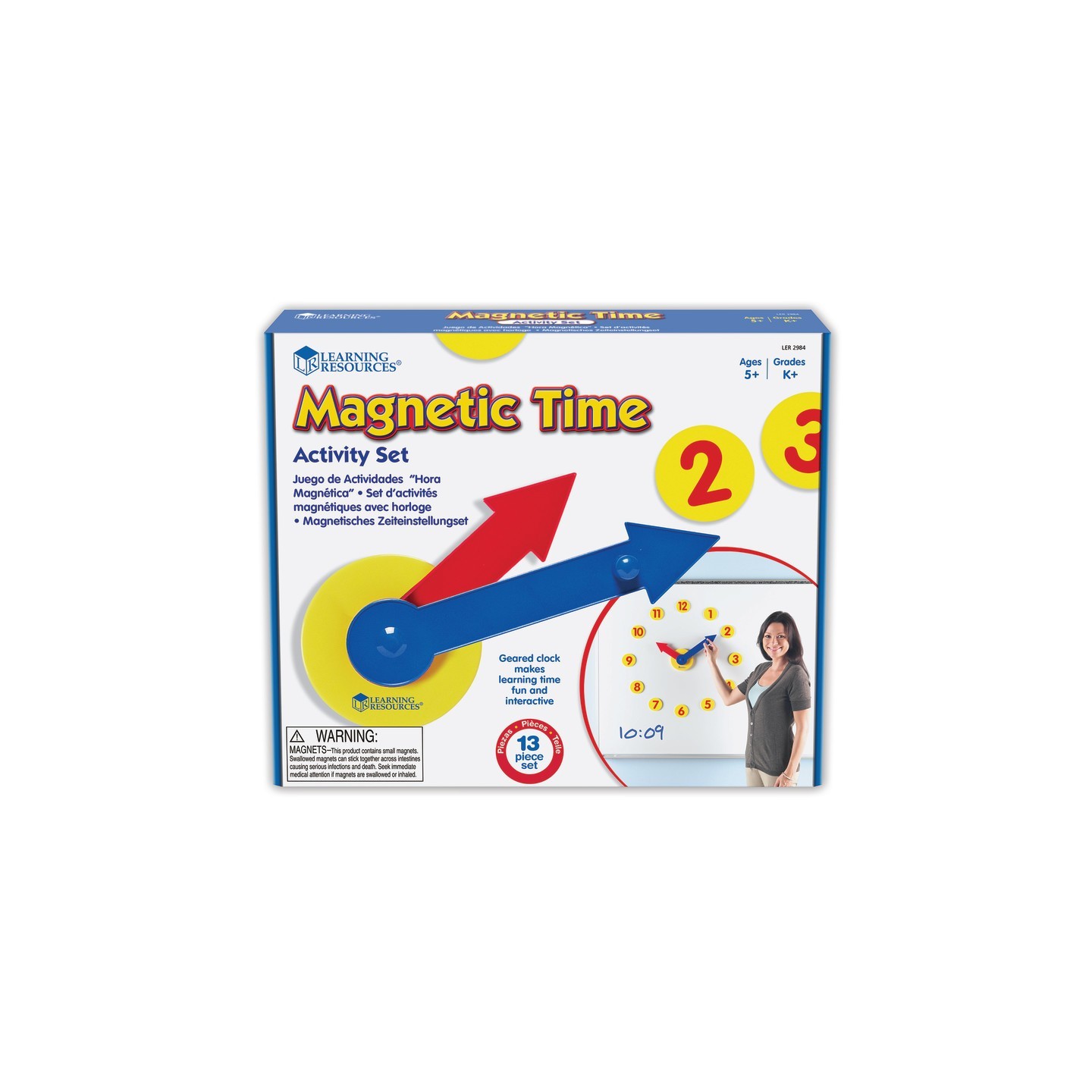 Learning Resources Magnetic Time Activity Set