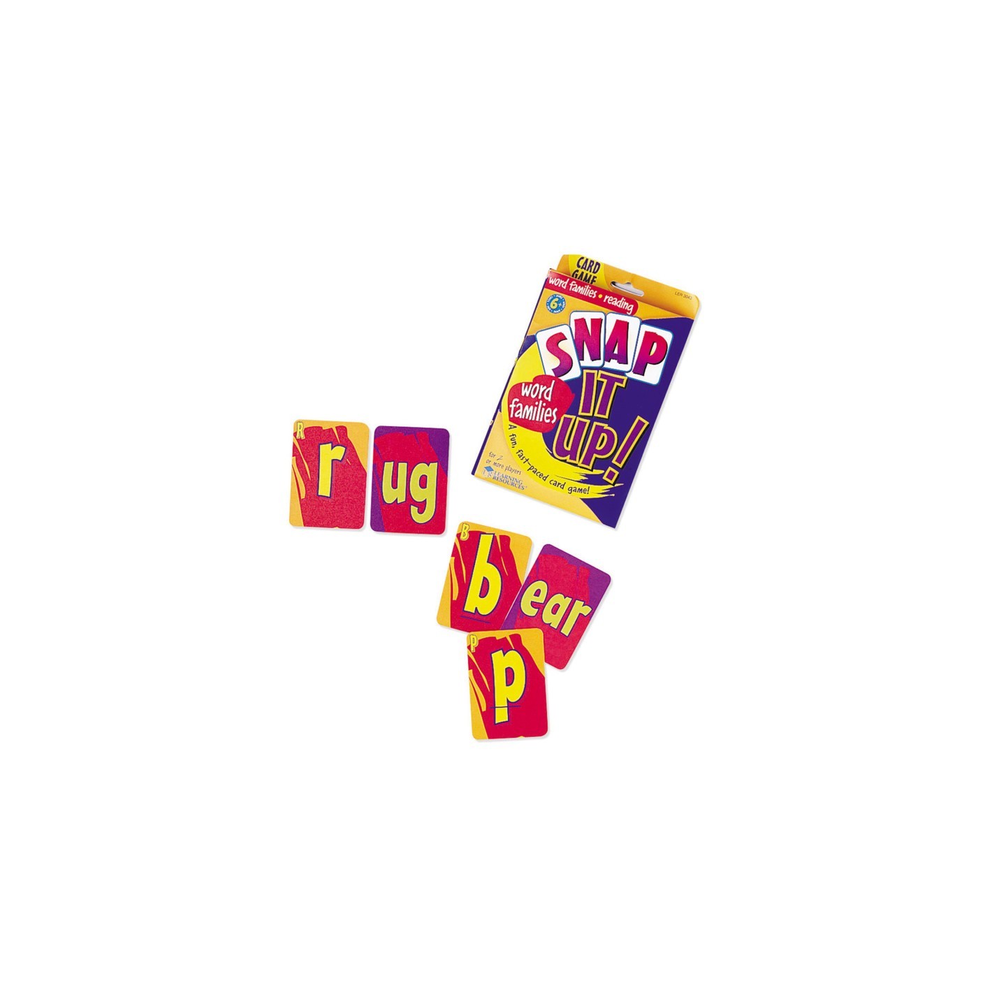 Learning Resources Snap it Up!® Card Games, Phonics & Reading: Word Families