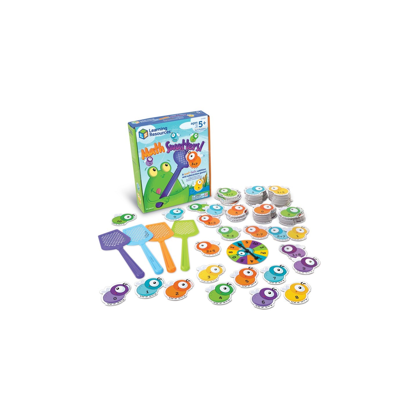 Learning Resources Math Swatters! Addition & Subtraction Game