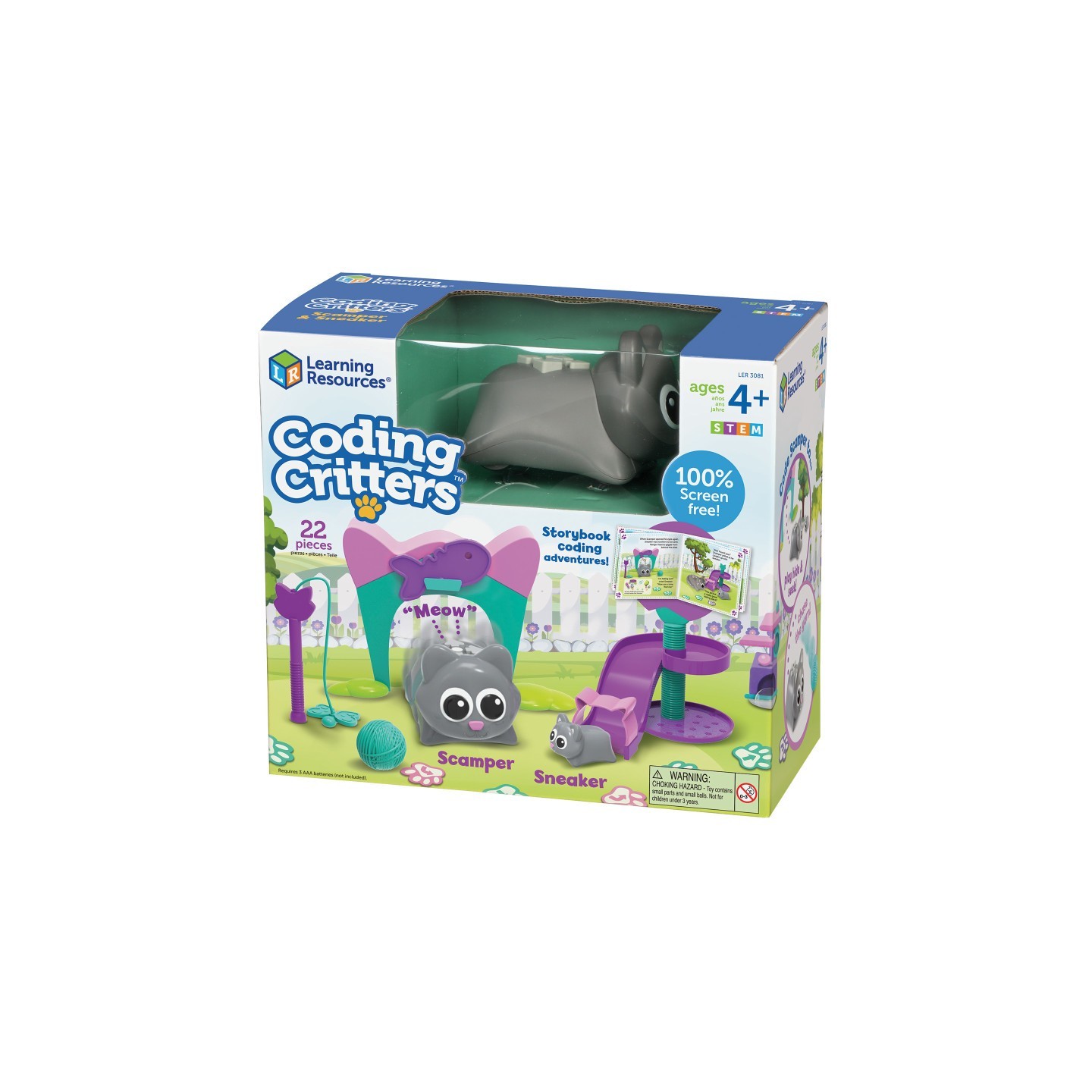 Learning Resources Coding Critters™ Scamper & Sneaker