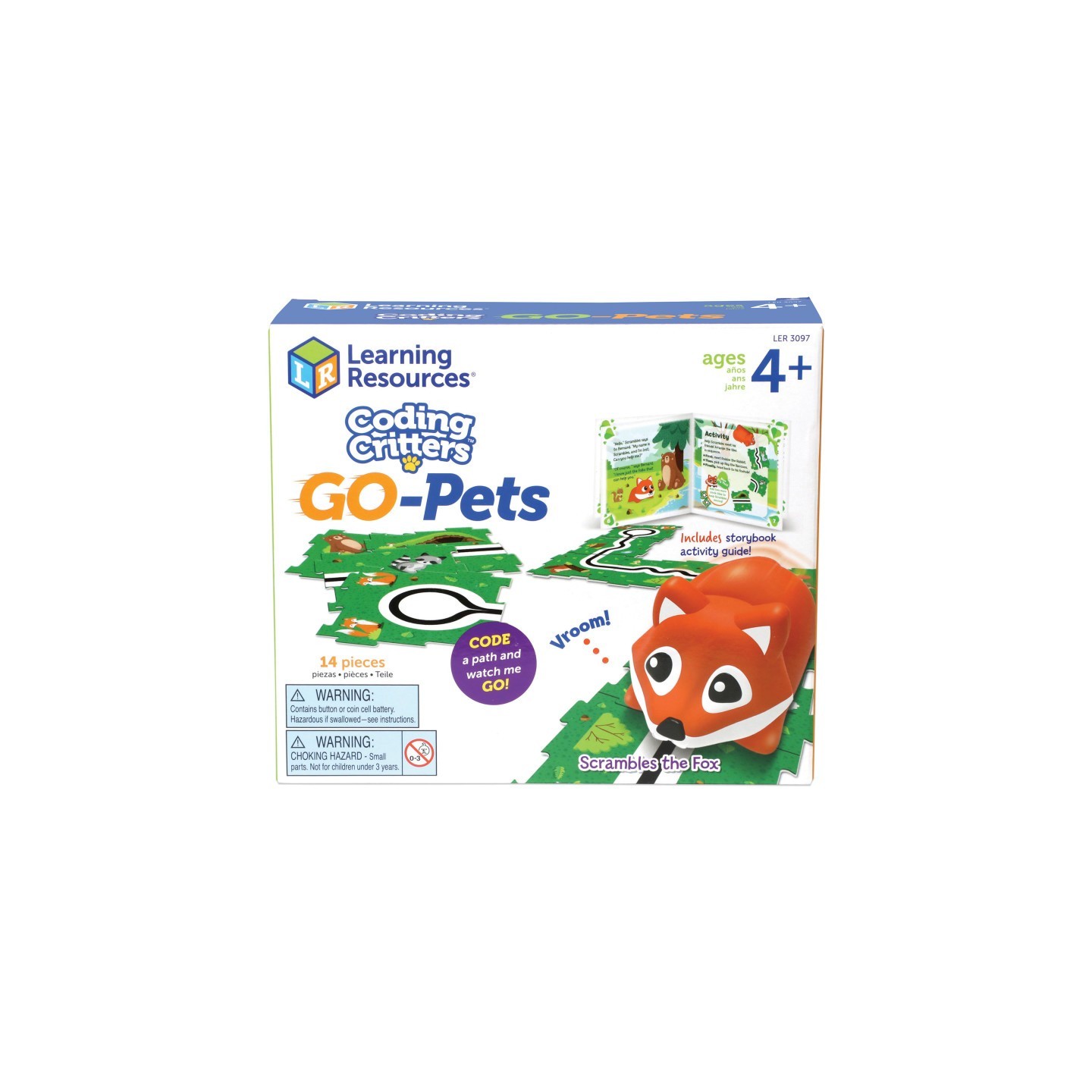 Learning Resources Coding Critters™ Go-Pets, Scrambles the Fox