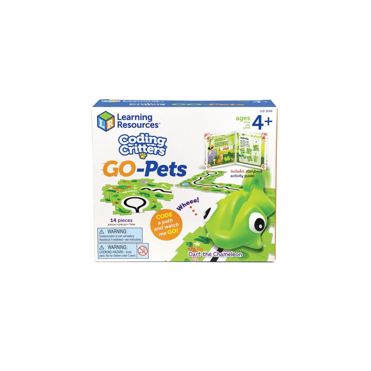Learning Resources Coding Critters™ Go-Pets, Dart the Chameleon
