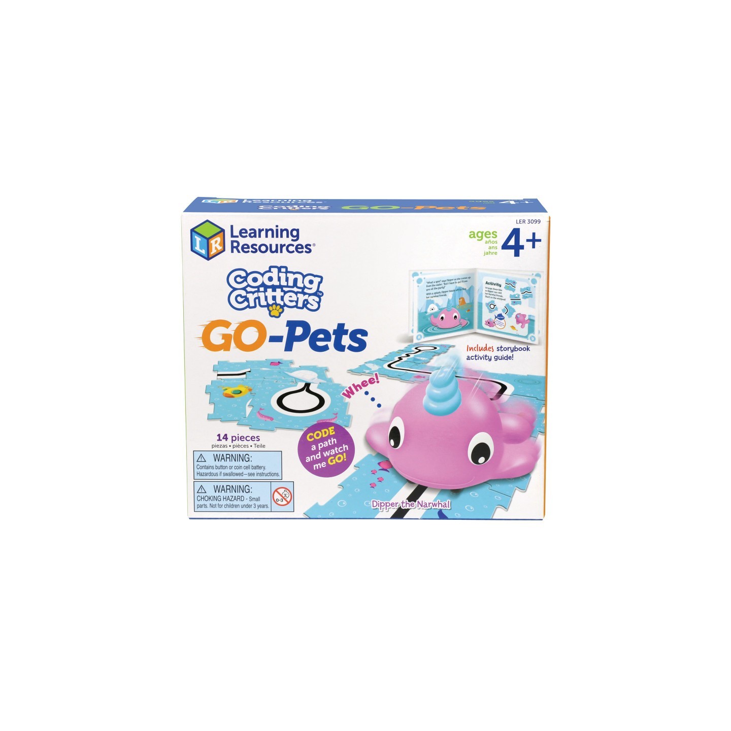 Learning Resources Coding Critters™ Go-Pets, Dipper the Narwhal