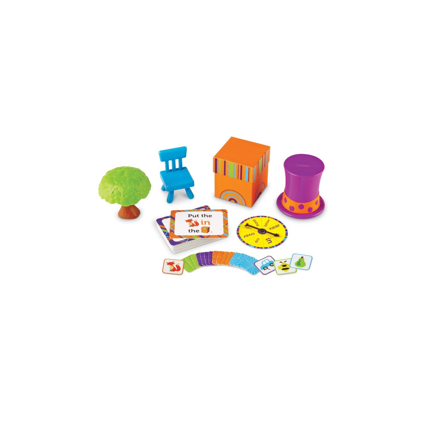Learning Resources Fox In The Box- Position Word Activity Set