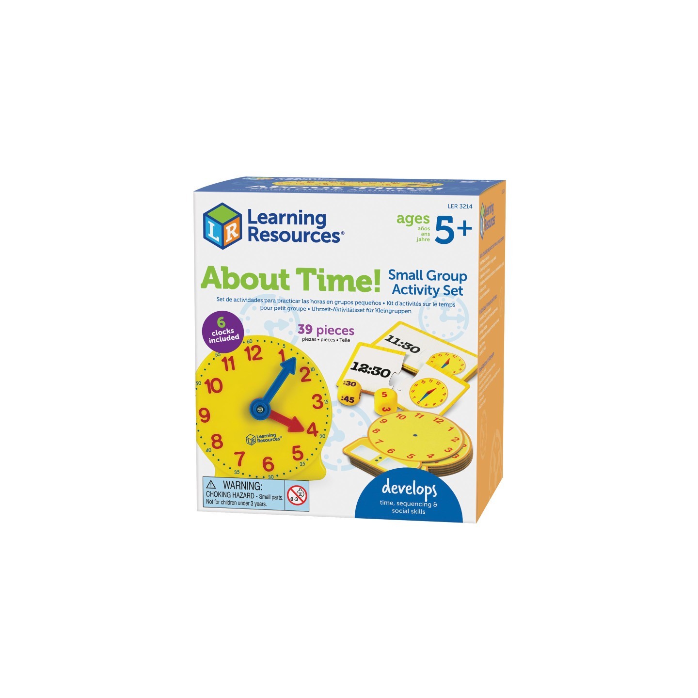 Learning Resources About Time! Small Group Activity Set