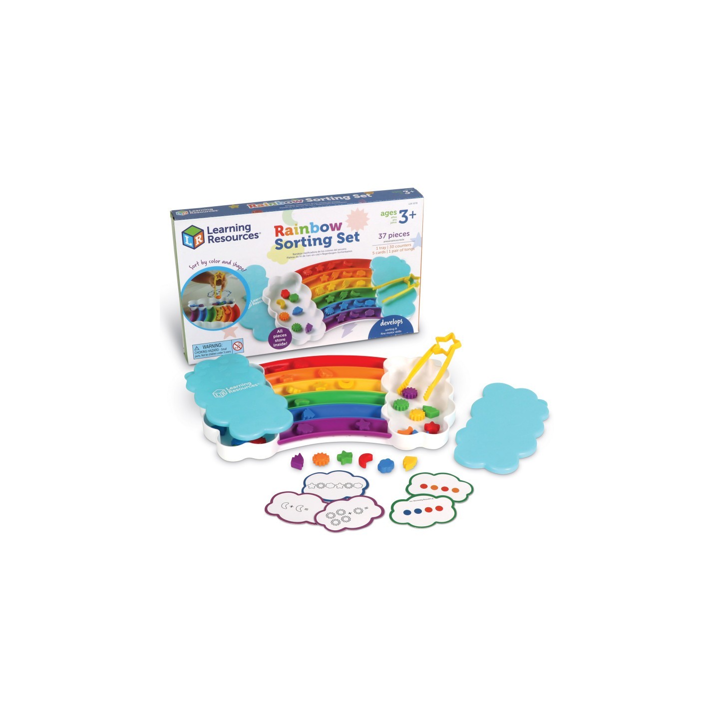 Learning Resources Rainbow Sorting Activity Set