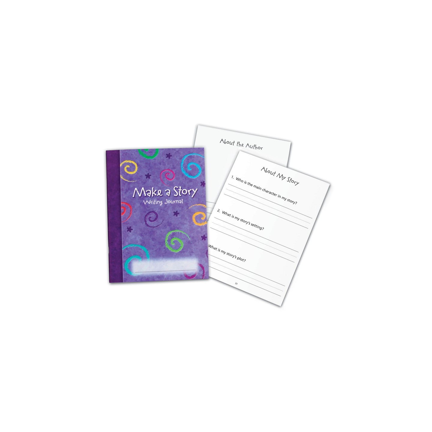 Learning Resources Make a Story Writing Journal, Pack of 10