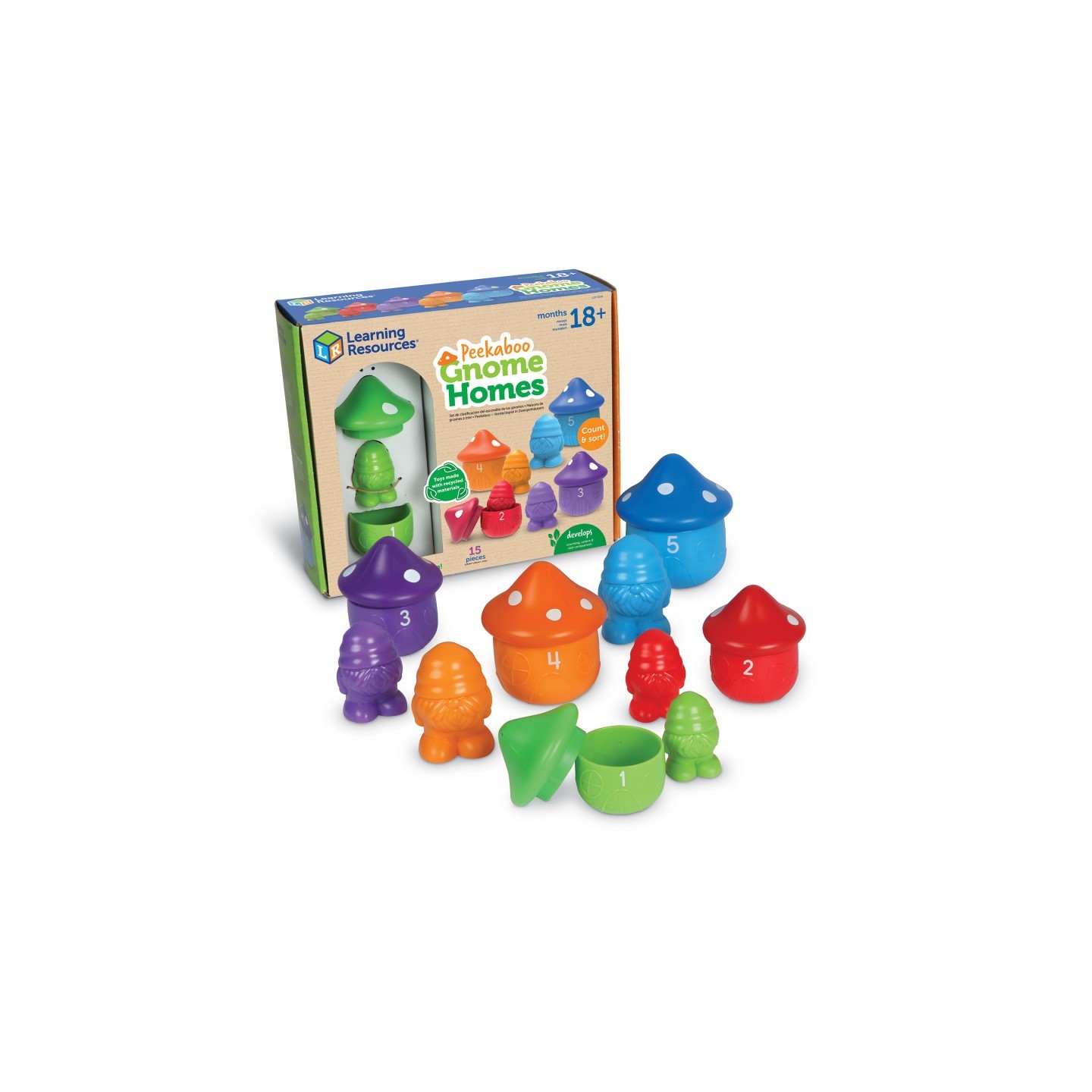 Learning Resources Peekaboo Gnome Homes