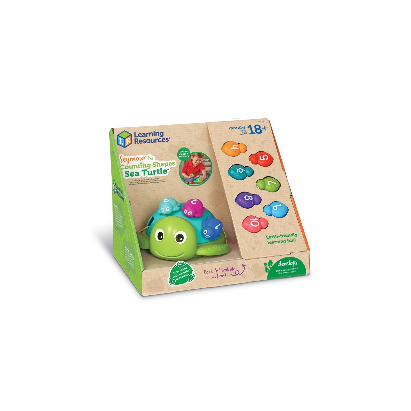 Learning Resources Seymour The Counting Shapes Sea Turtle