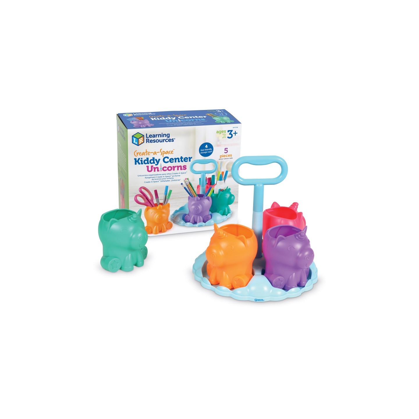 Learning Resources Create-a-Space Kiddy Center: Unicorns!