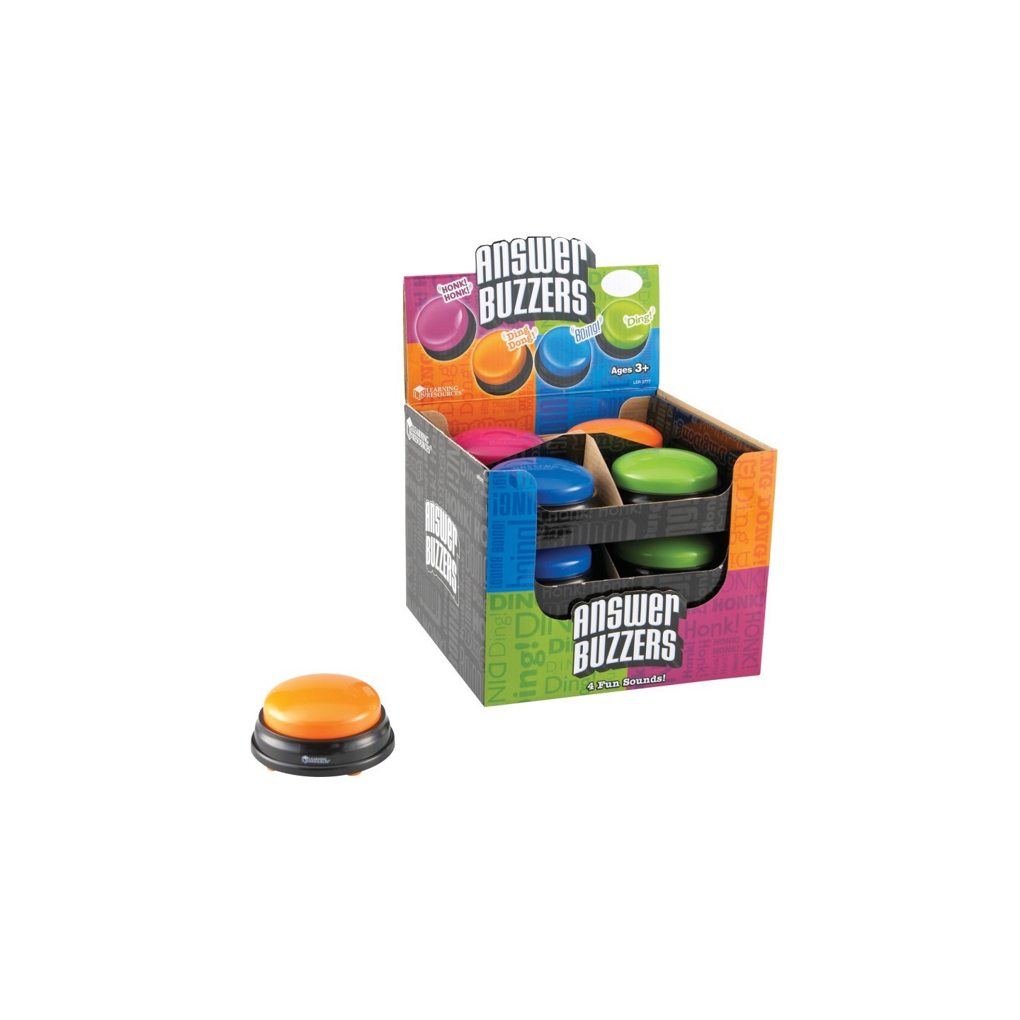 Learning Resources Answer Buzzers, Set of 12