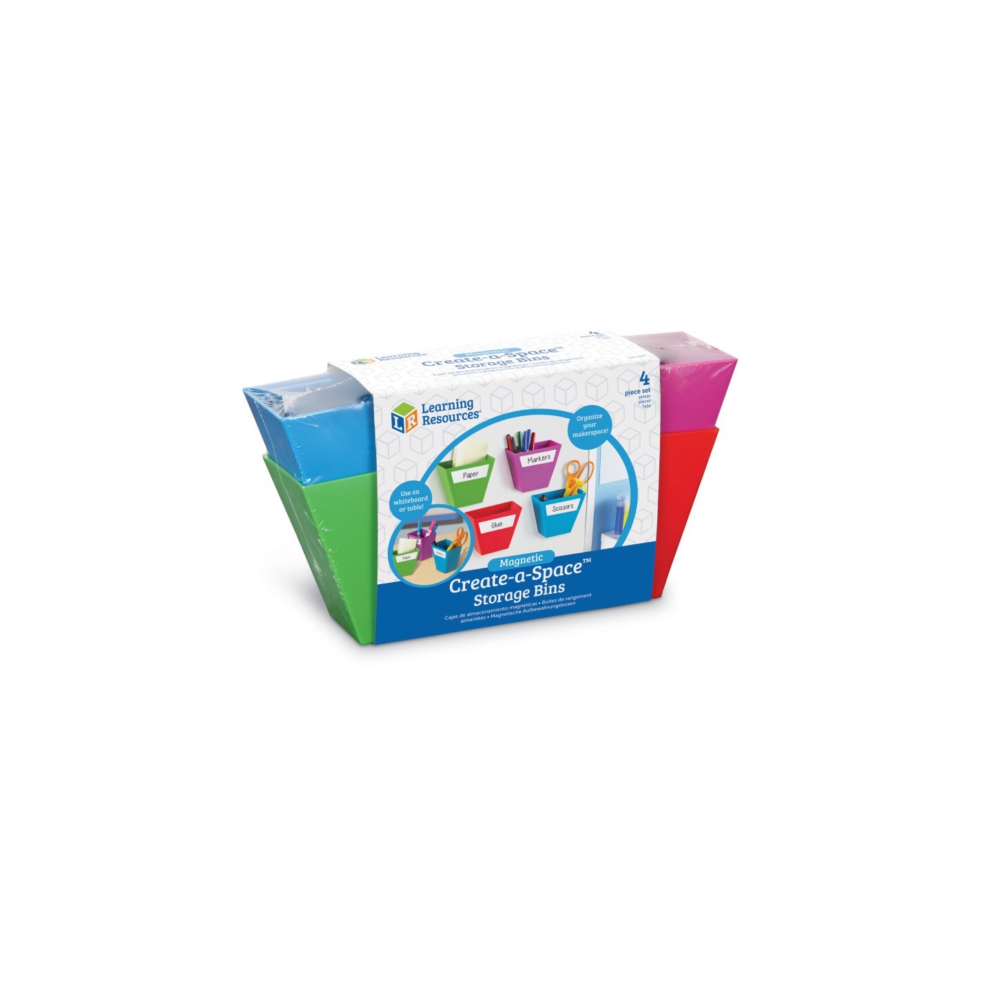 Learning Resources Magnetic Create-a-Space™ Storage Bins