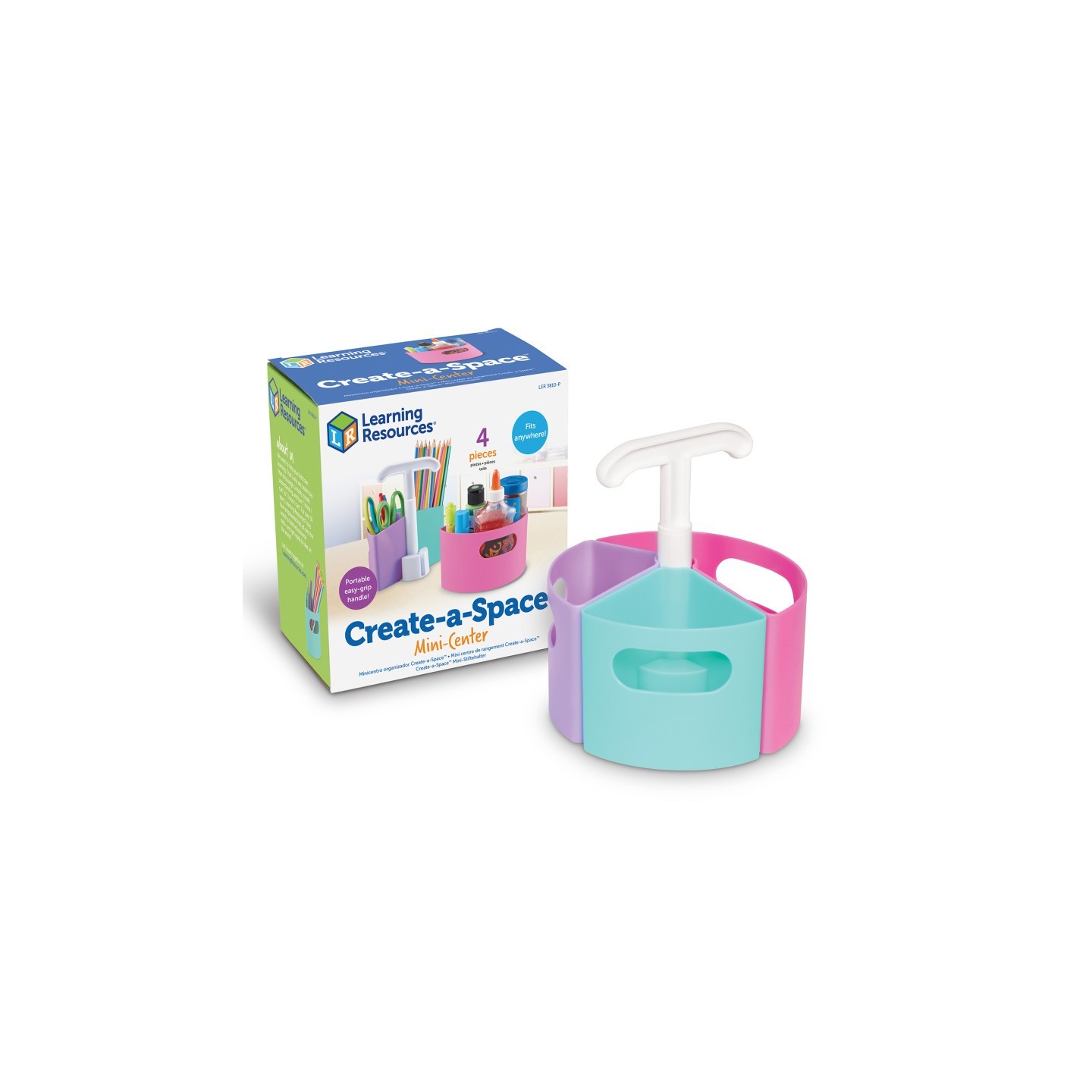Learning Resources Create-A-Space™ Mini-Center Pastel