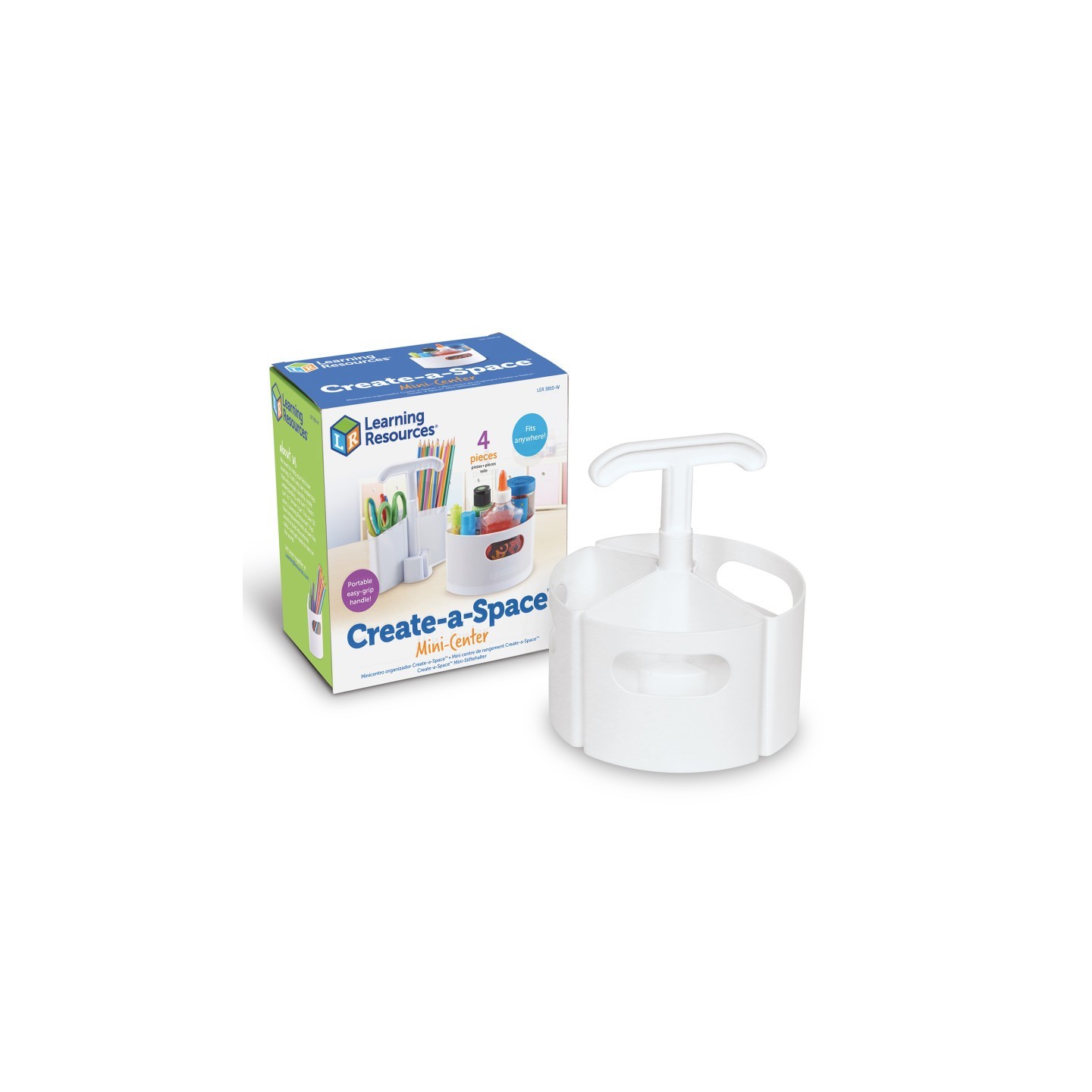 Learning Resources Create-A-Space™ Mini-Center White