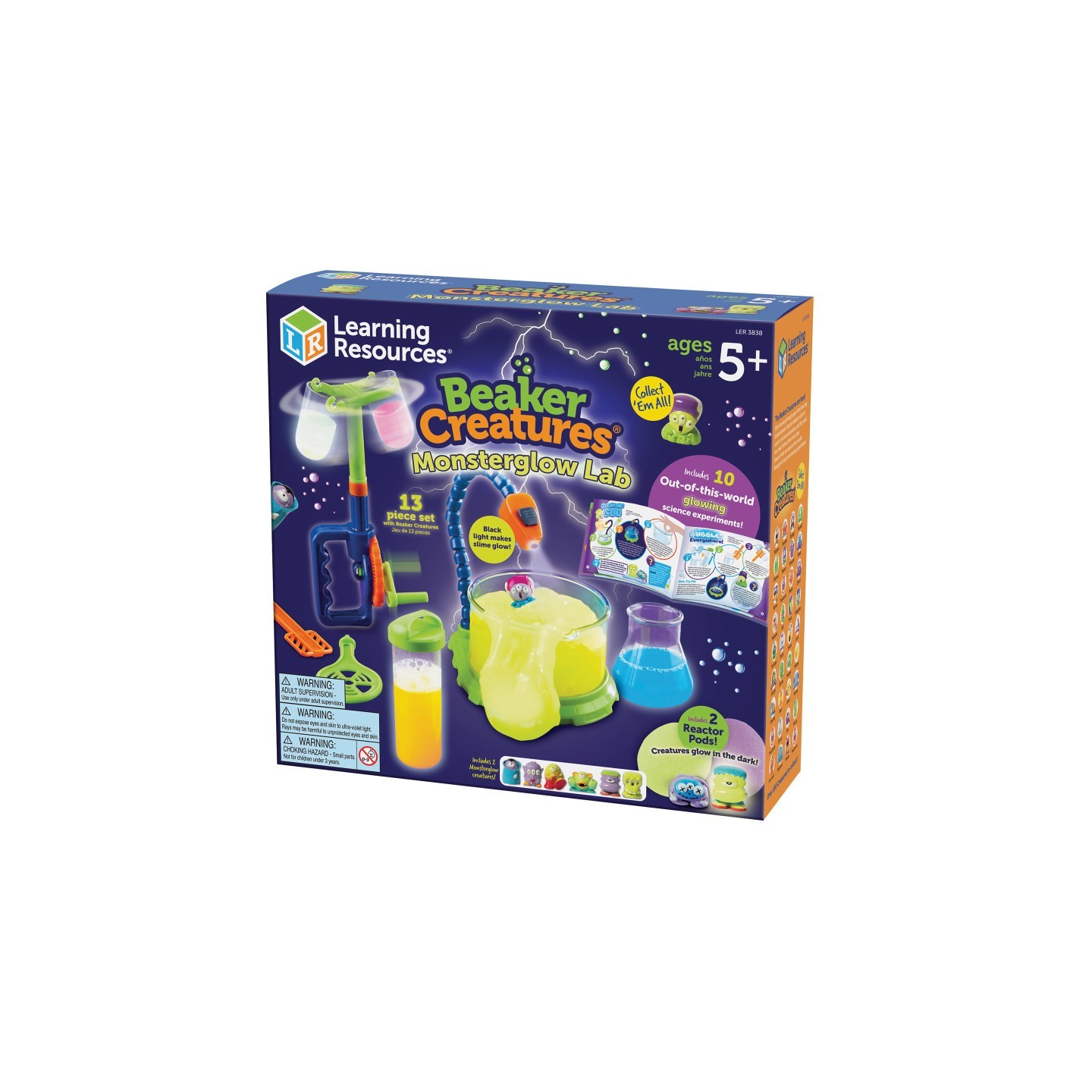 Learning Resources Beaker Creatures® Monster Glow Lab
