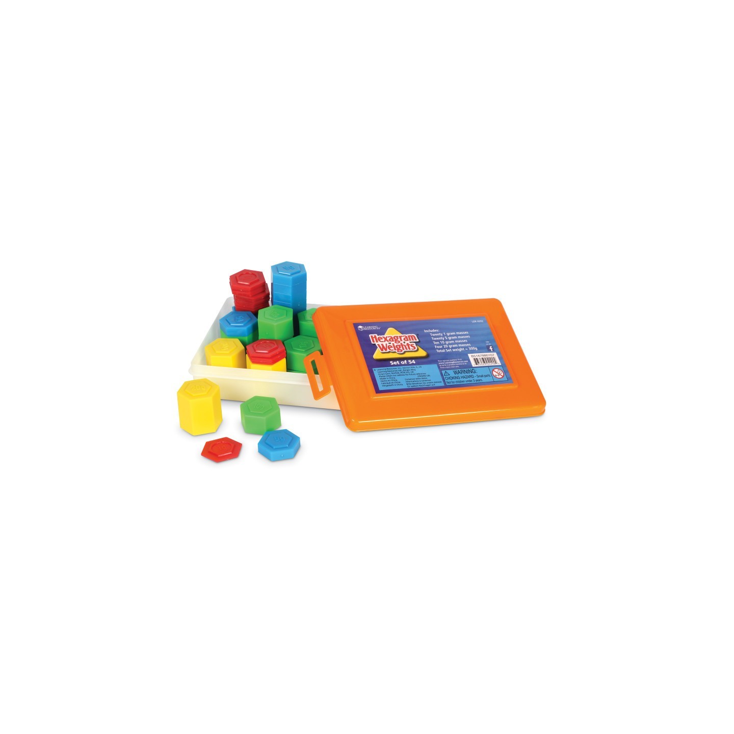 Learning Resources Hexagram Weights, Pack of 54