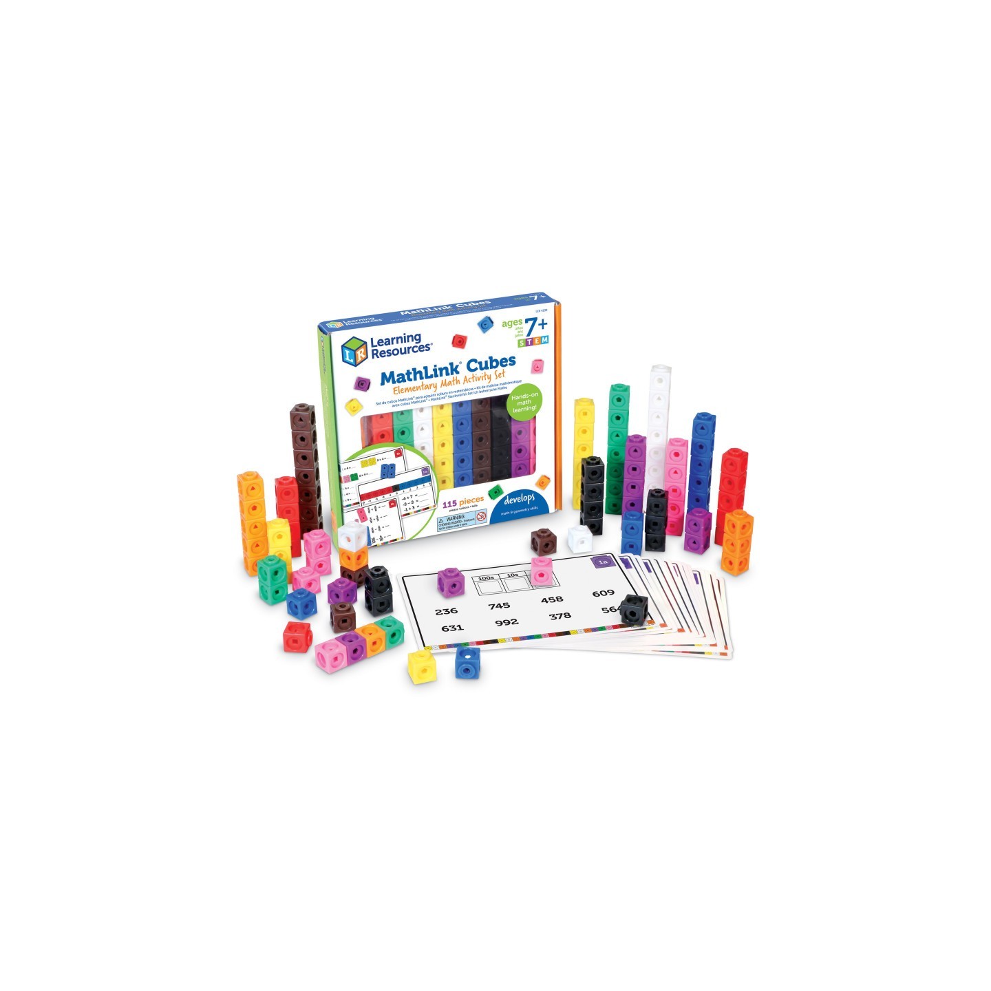 Learning Resources Mathlink Cube Math Activity Set
