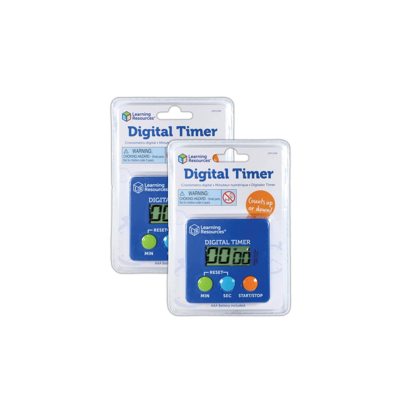 Learning Resources Digital Timer, Pack of 2