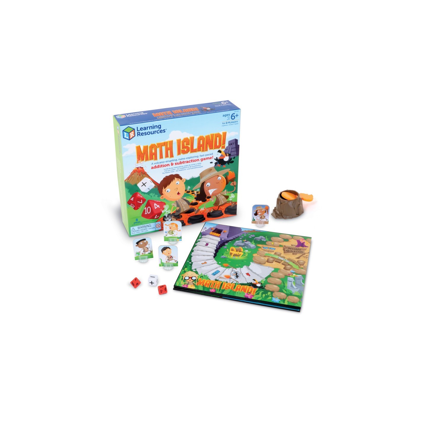 Learning Resources Math Island Addition & Subtraction Game