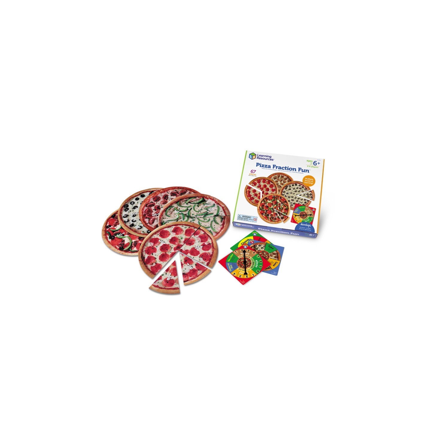 Learning Resources Pizza Fraction Fun™ Game