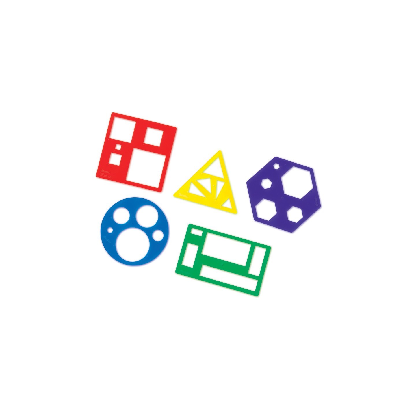 Learning Resources Primary Shapes Templates, Set of 5