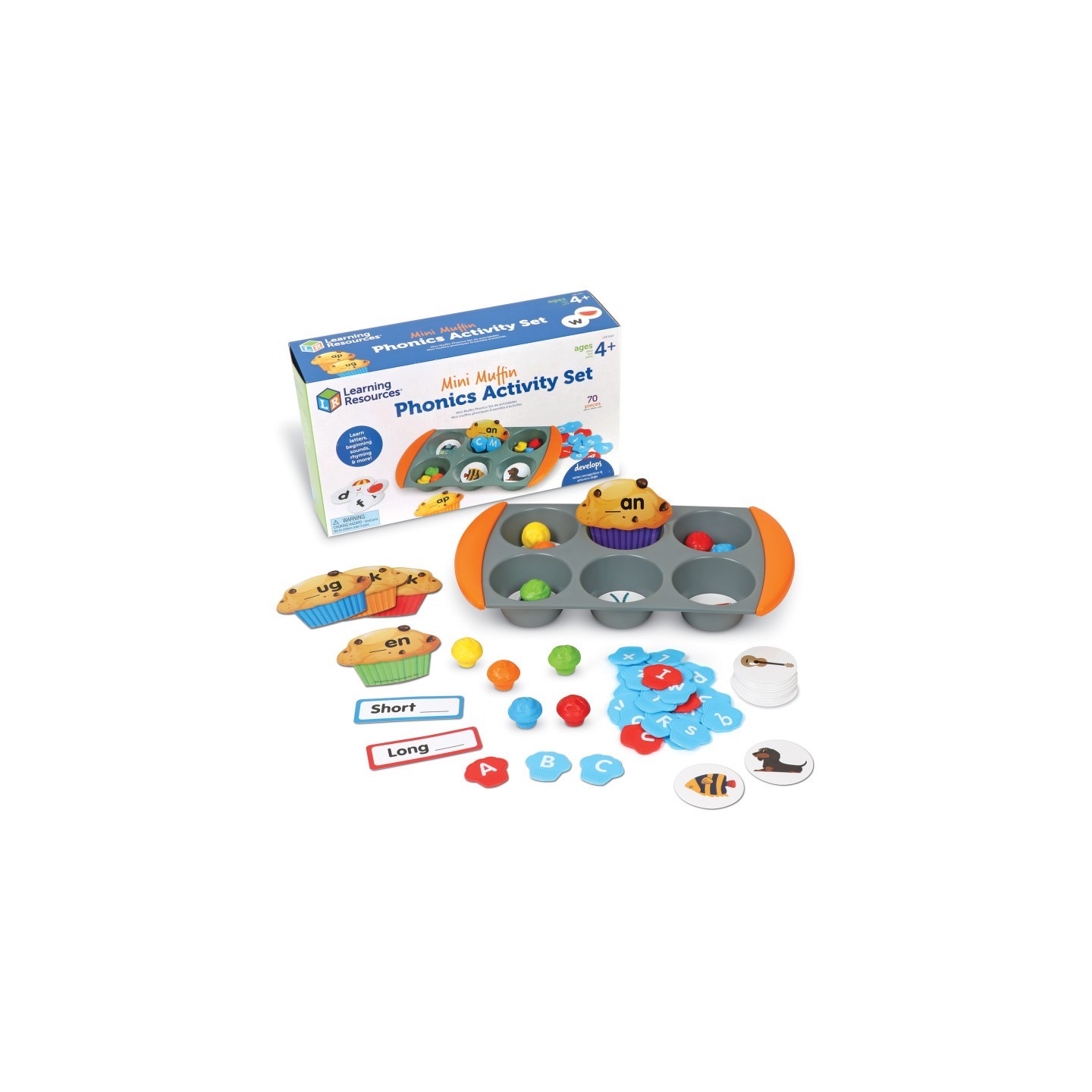 Learning Resources Muffin Tin Letters & Sounds