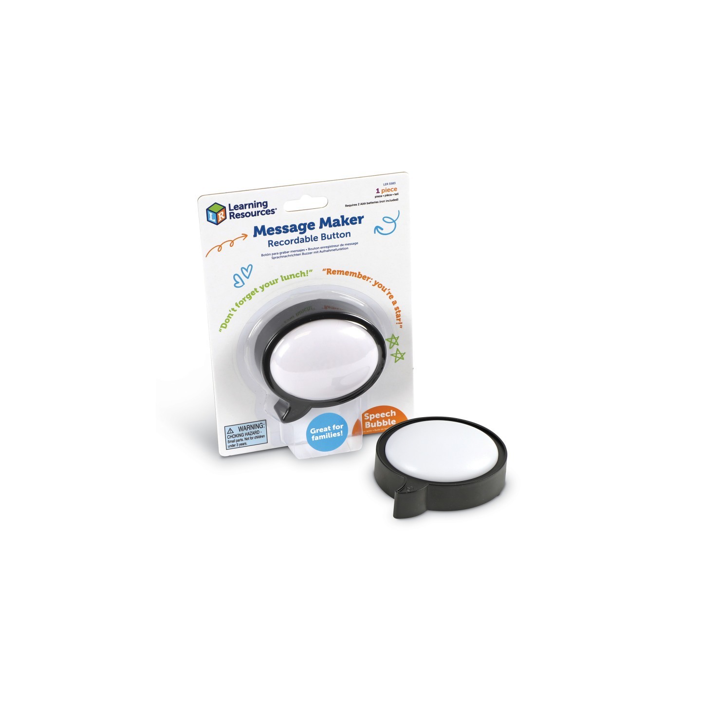 Learning Resources Message Recorder - Speech Bubble